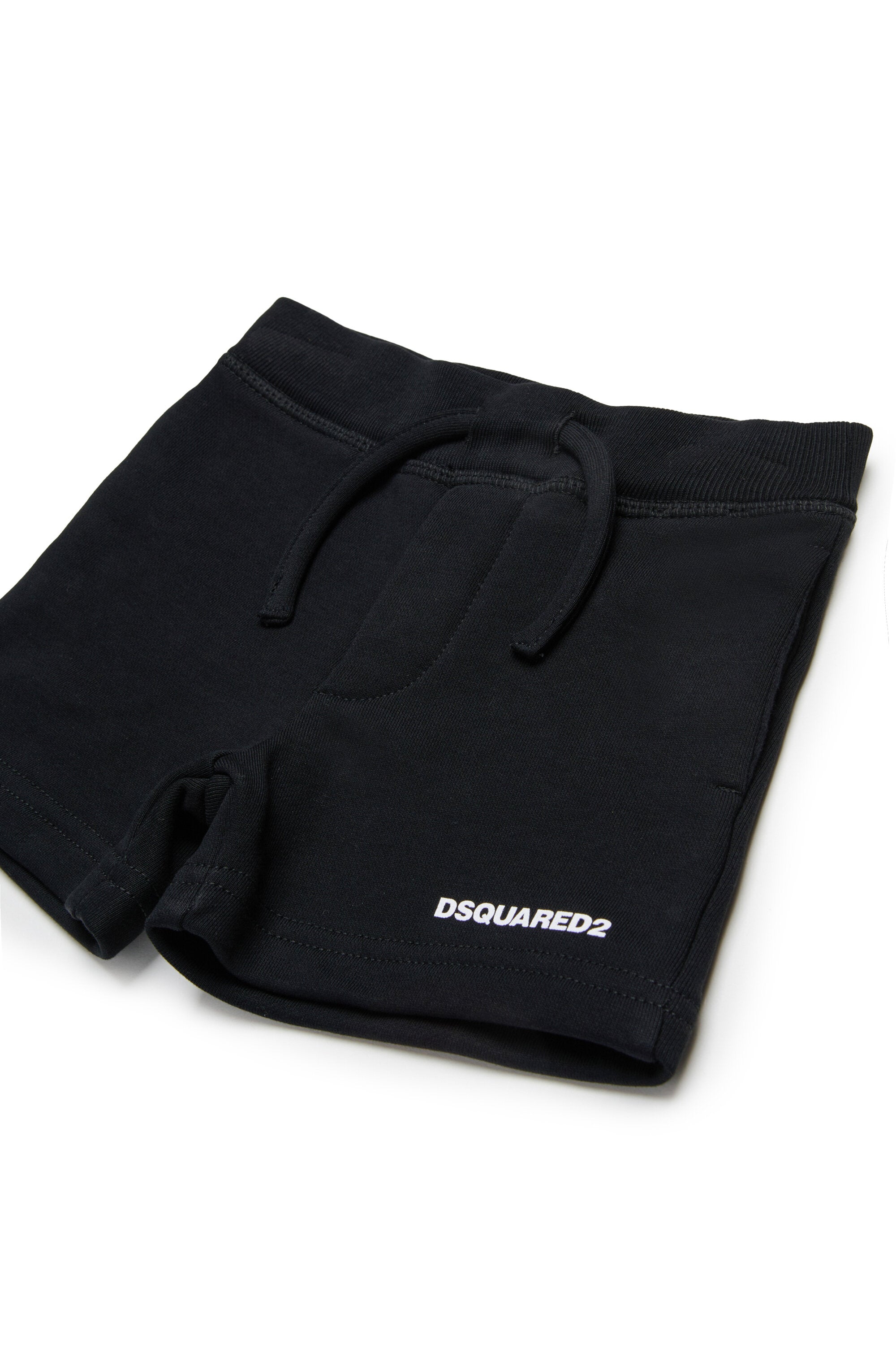 Short en polaire avec logo Dsquared2