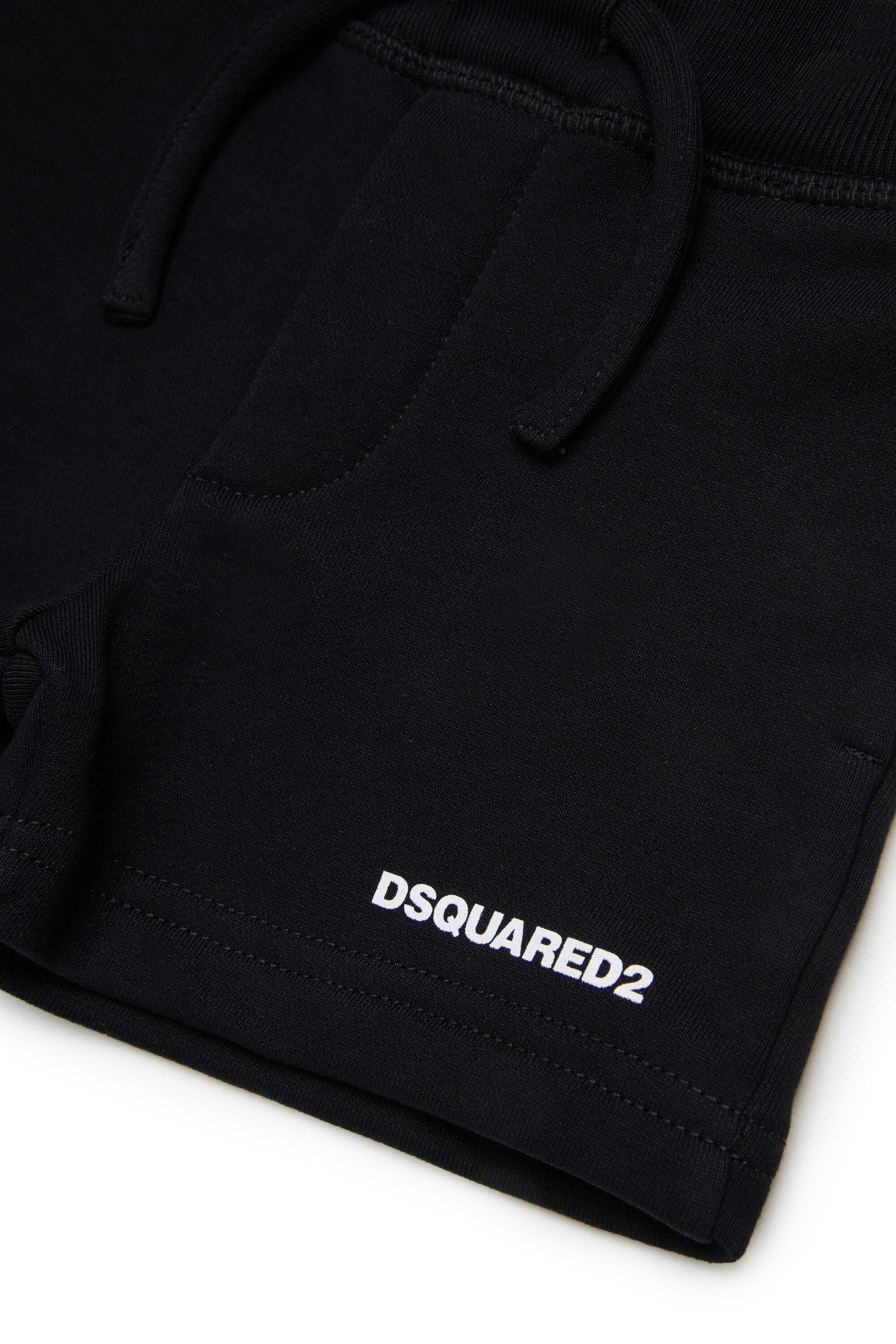 Short en polaire avec logo Dsquared2
