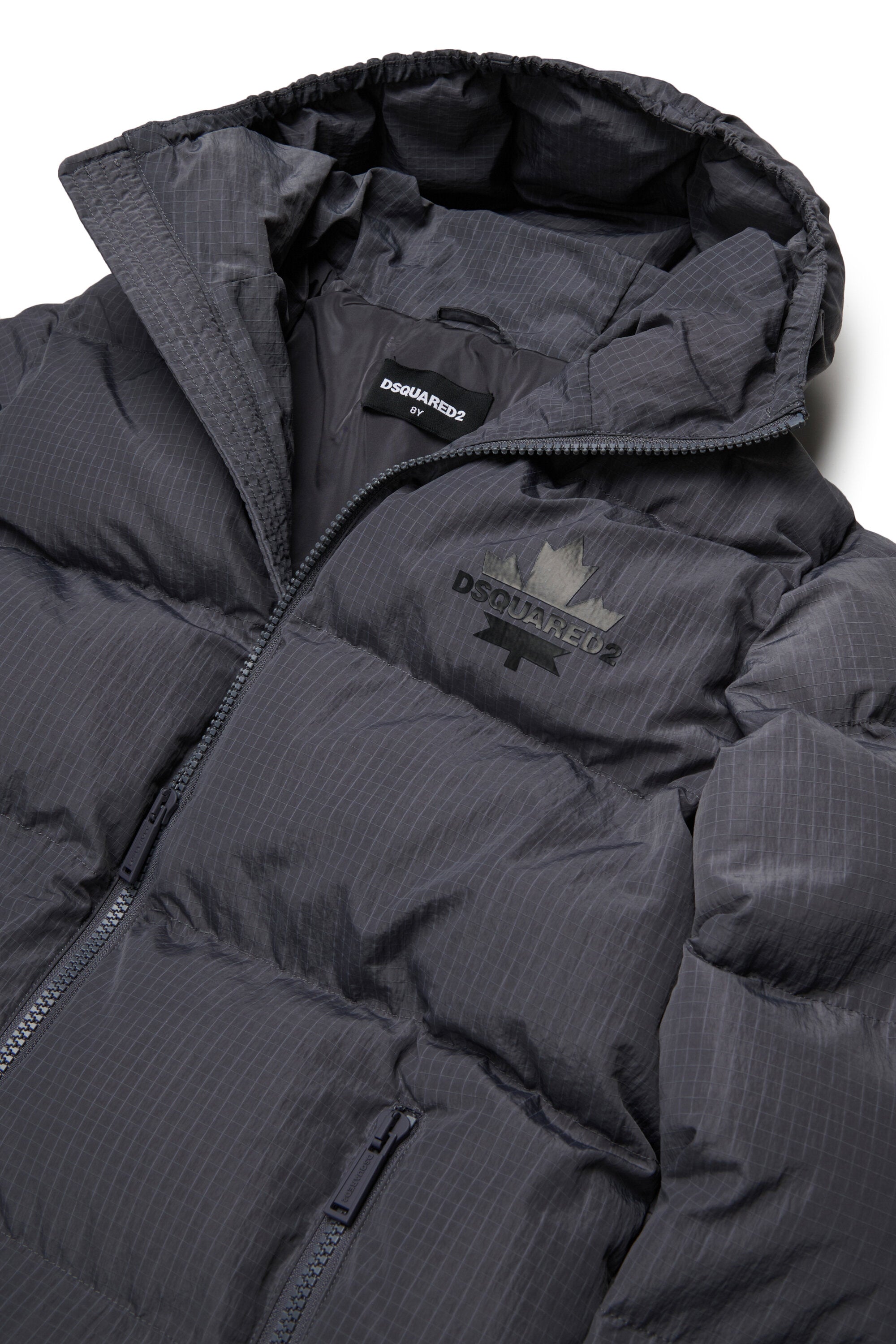 Chaqueta acolchada con logo