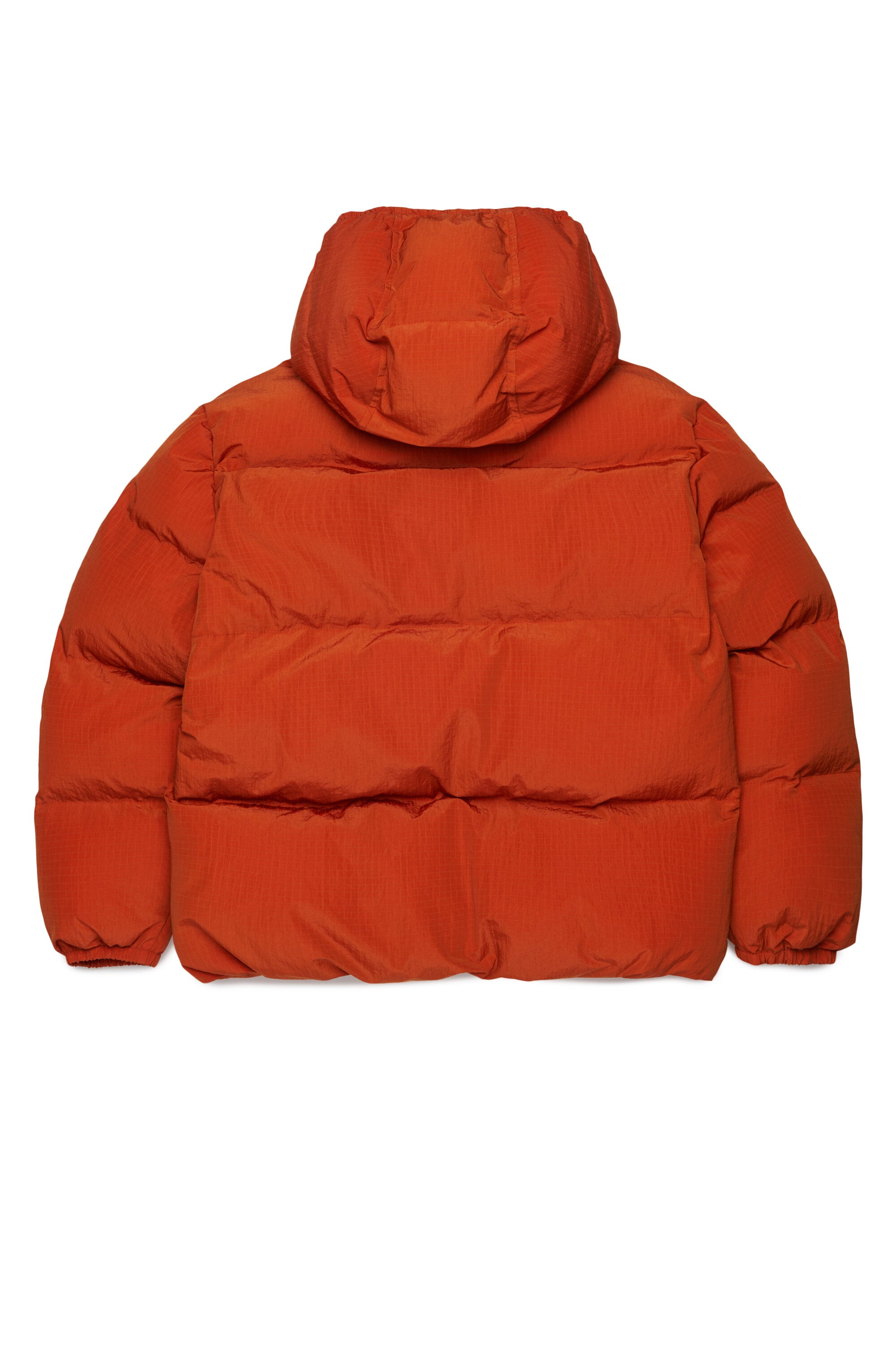 Padded jacket with printed logo