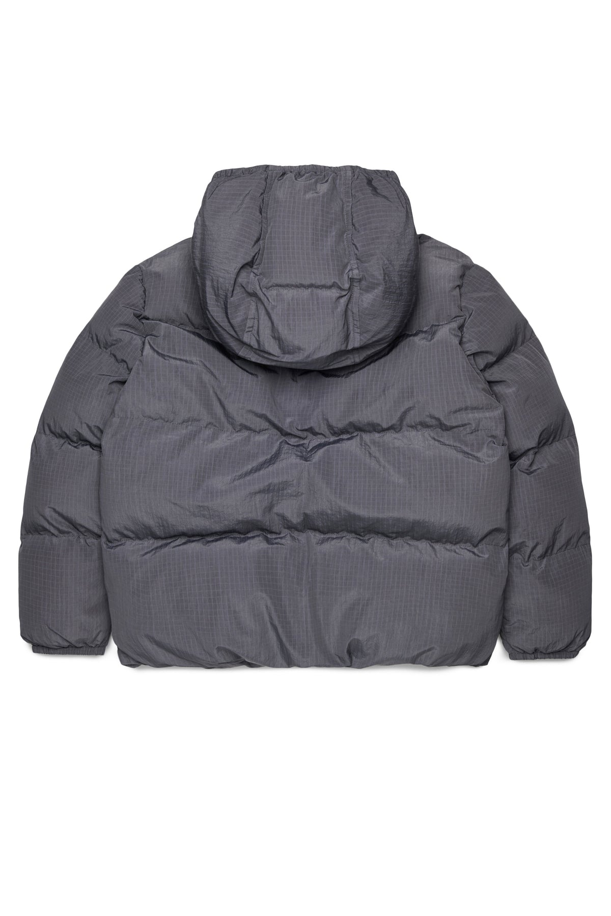 Padded jacket with printed logo