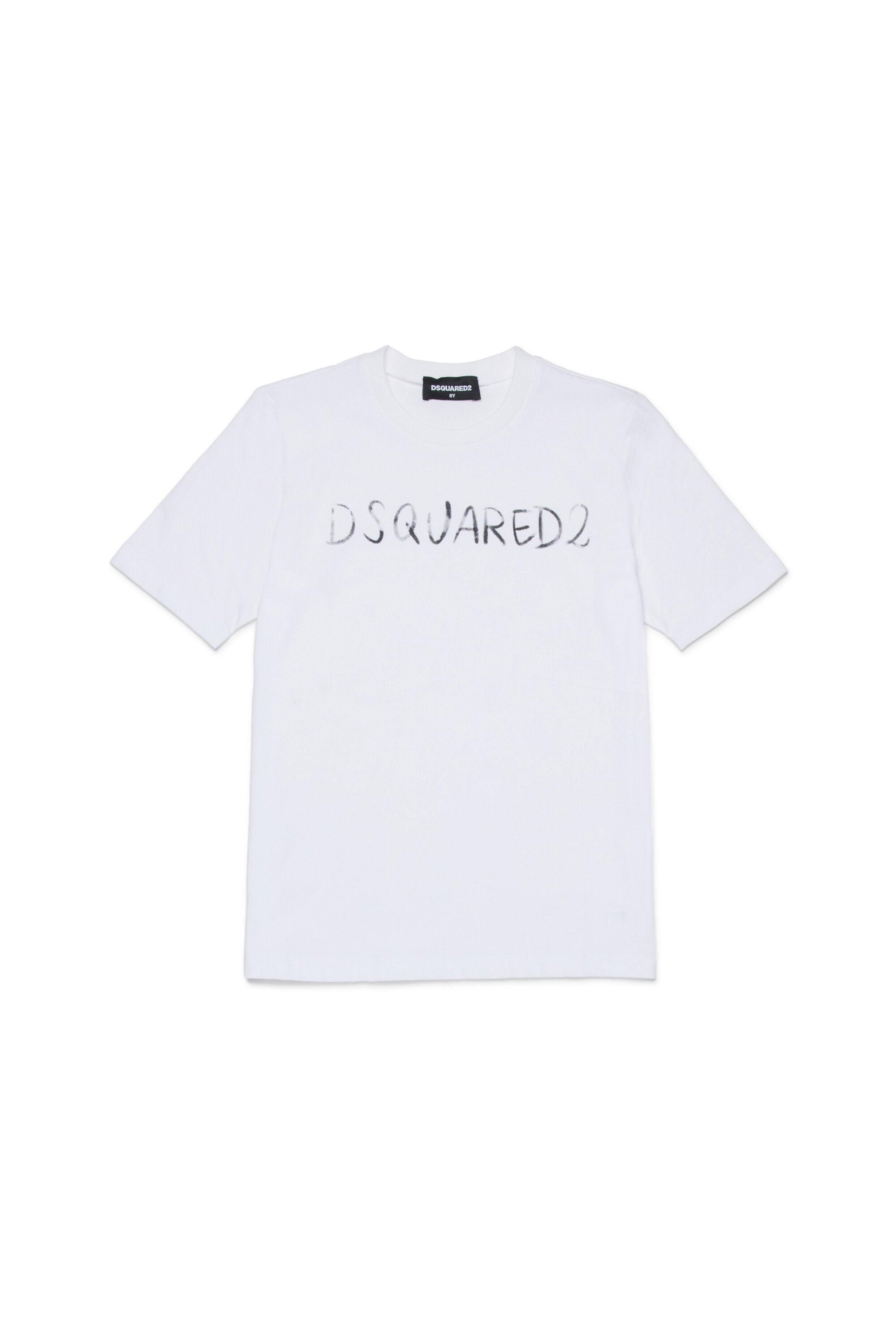 T-shirt col ras-du-cou avec logo