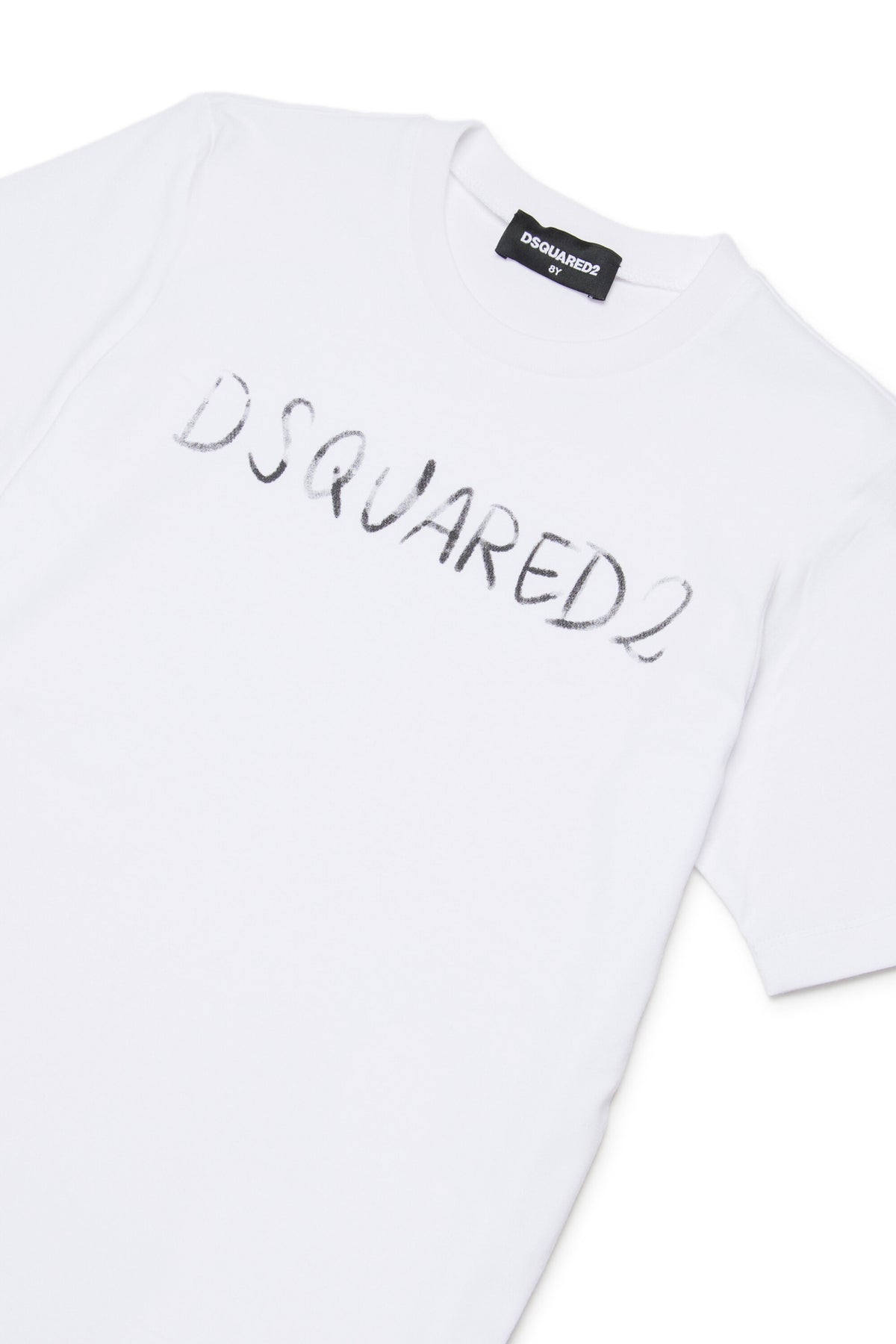 Camiseta de cuello redondo con logo