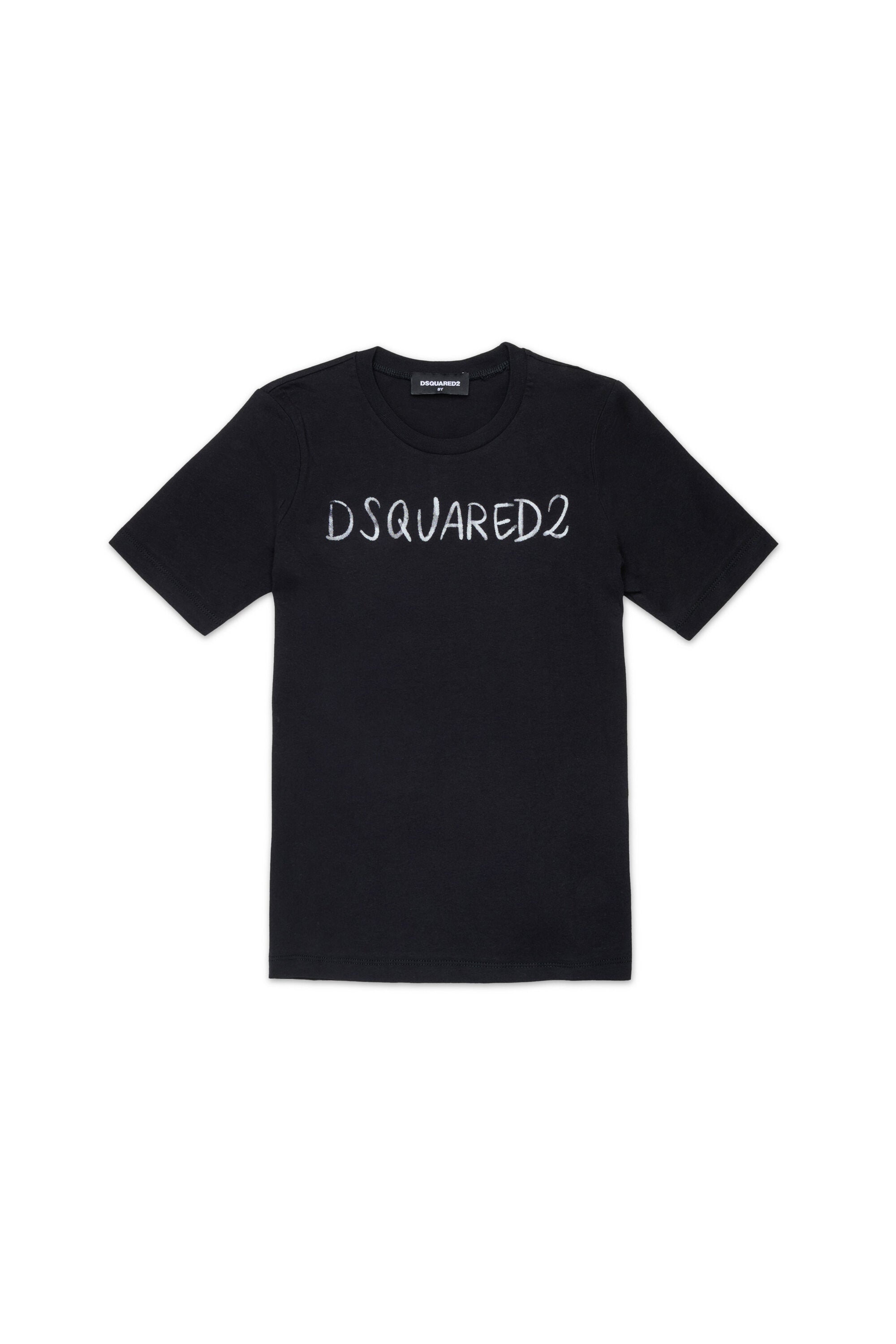 T-shirt col ras-du-cou avec logo