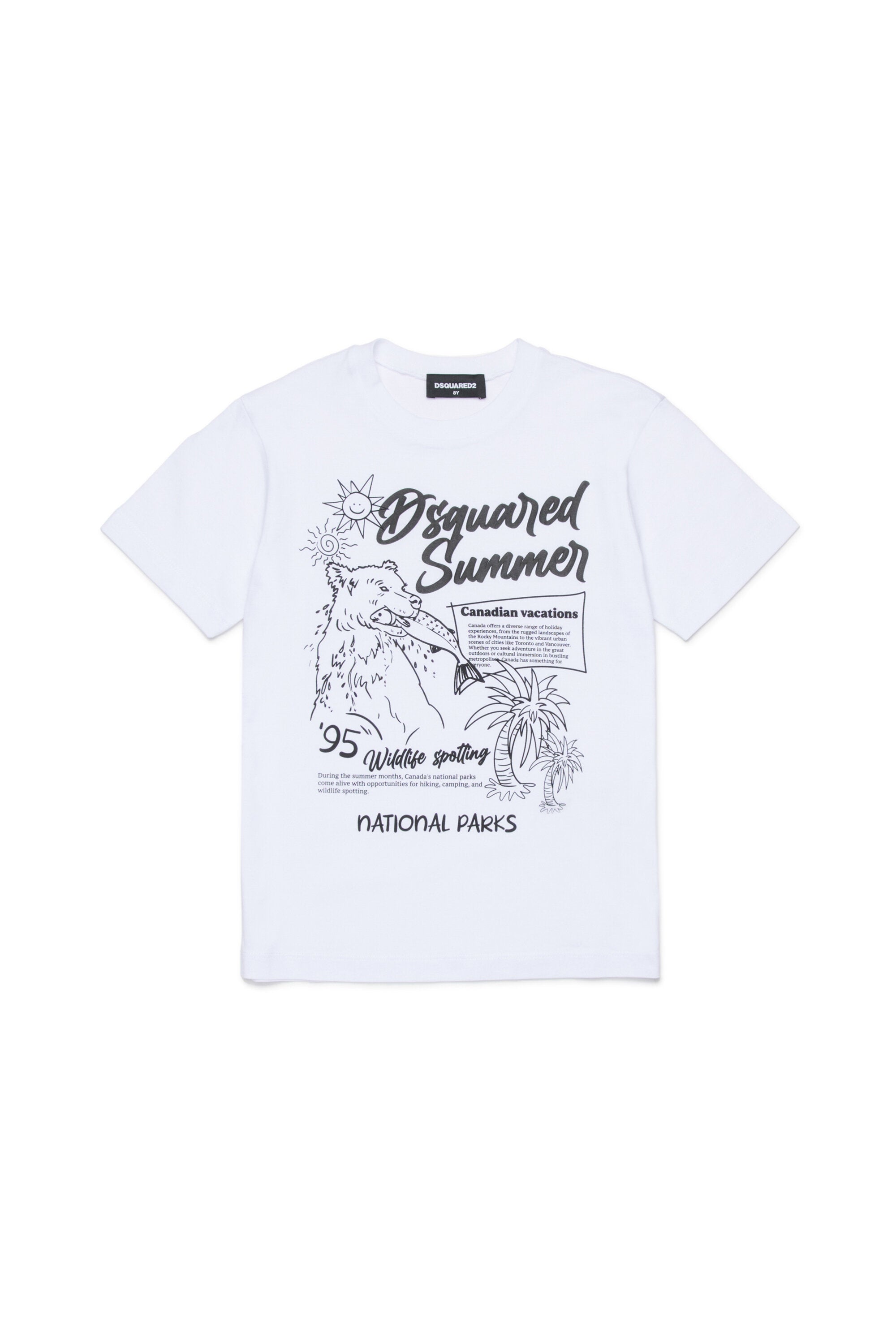T-shirt avec logo et impression frontale