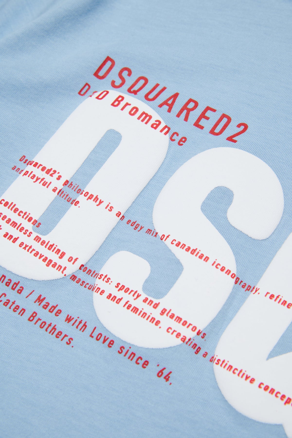 T-shirt with printed DSQ2 logo