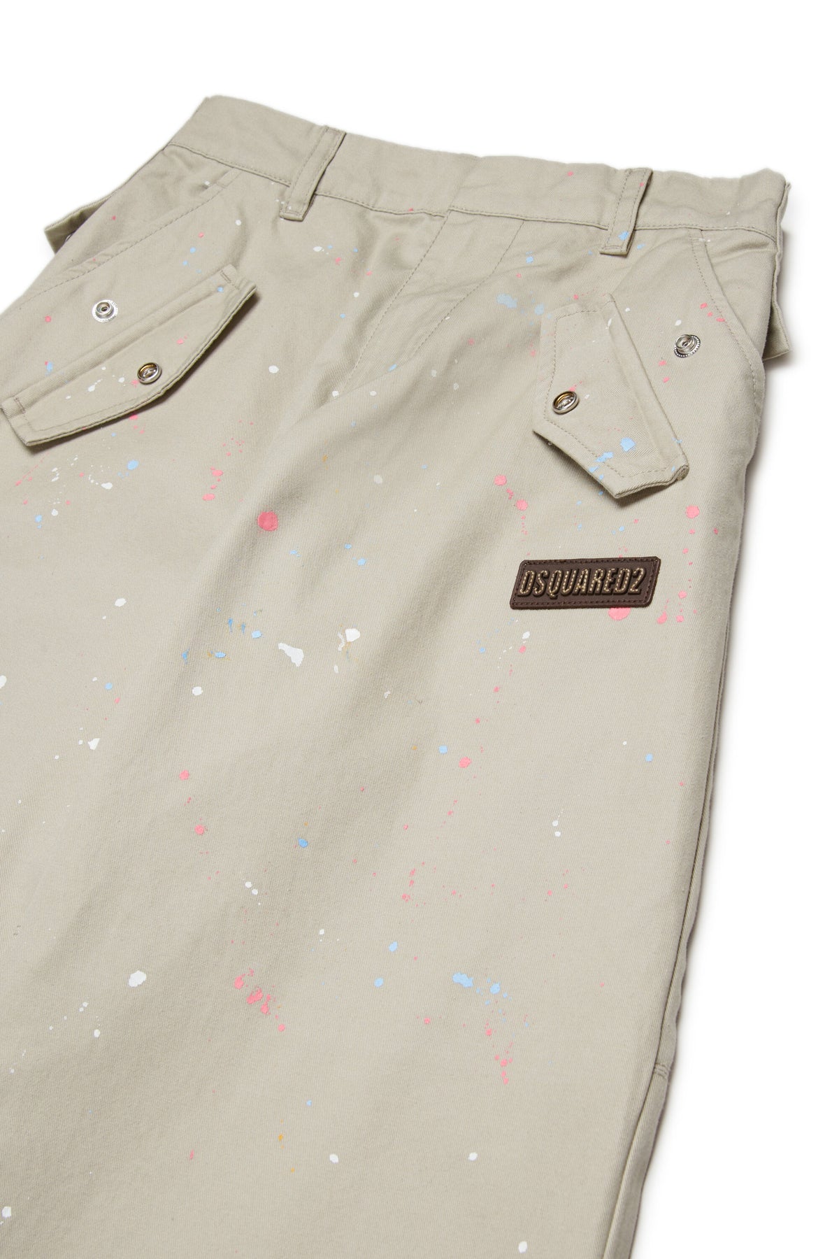 Pantalones efecto salpicado
