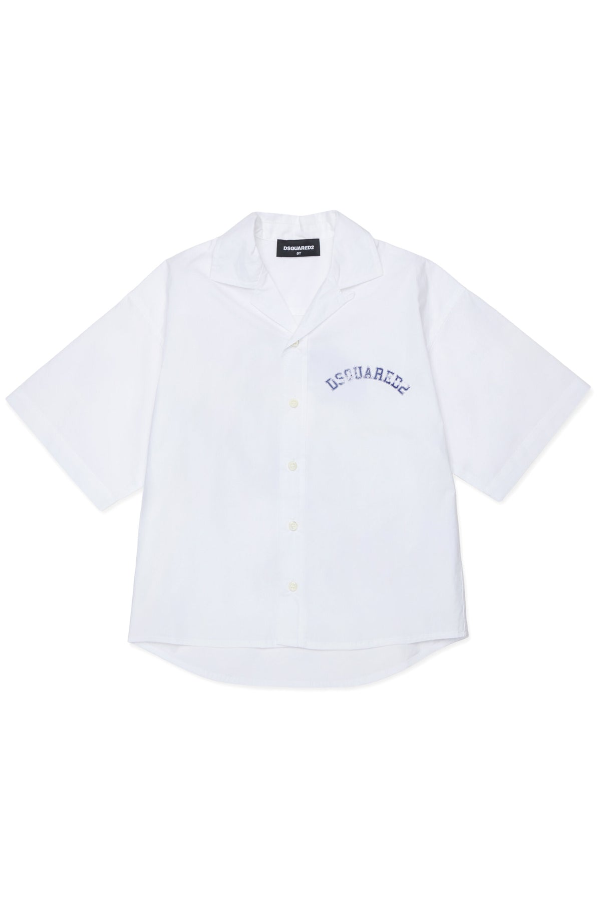 Short-sleeved shirt with logo