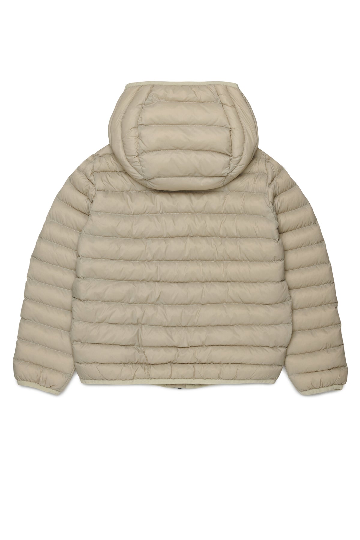 Padded jacket with printed logo