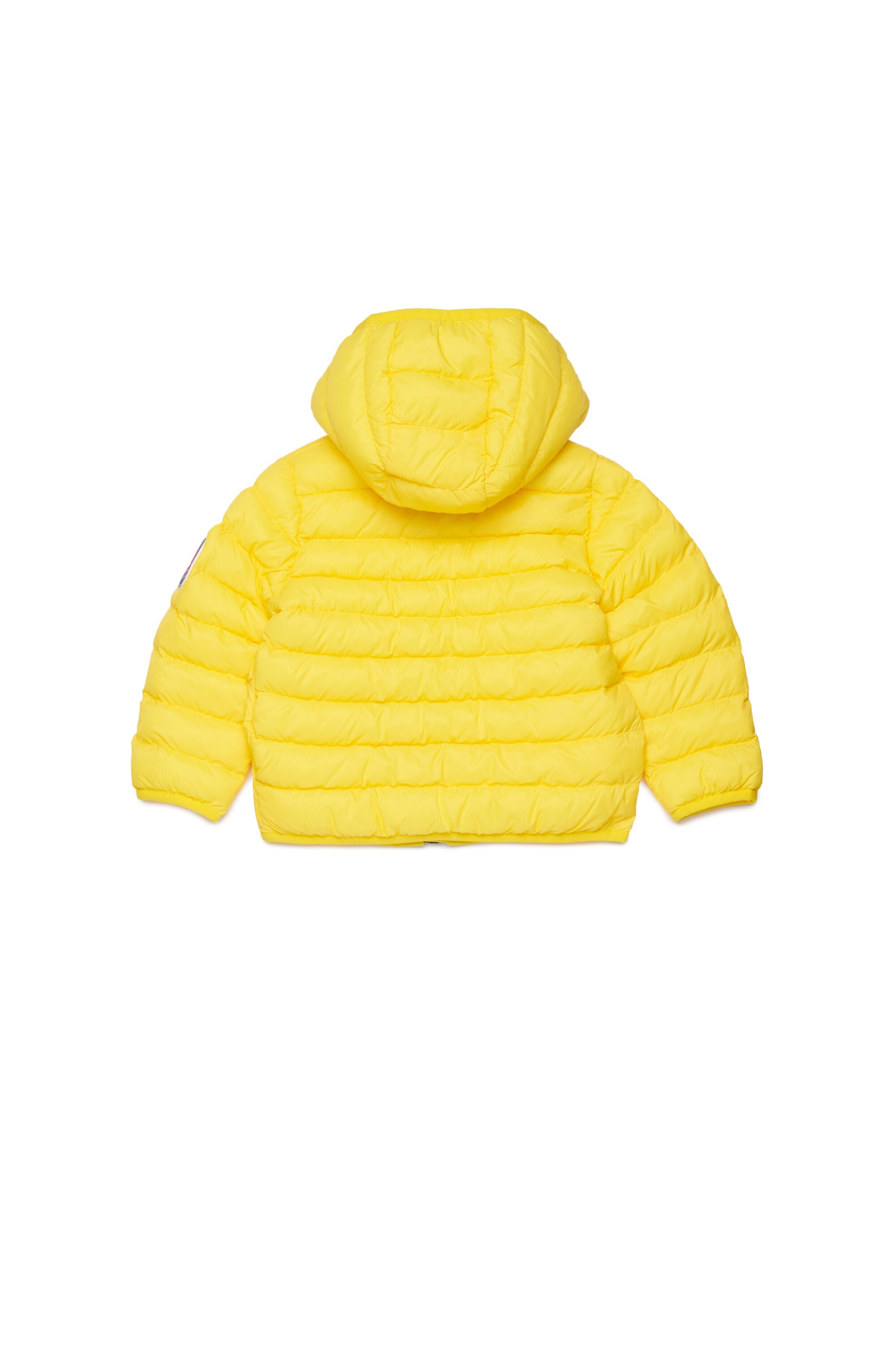 Chaqueta acolchada con logo estampado