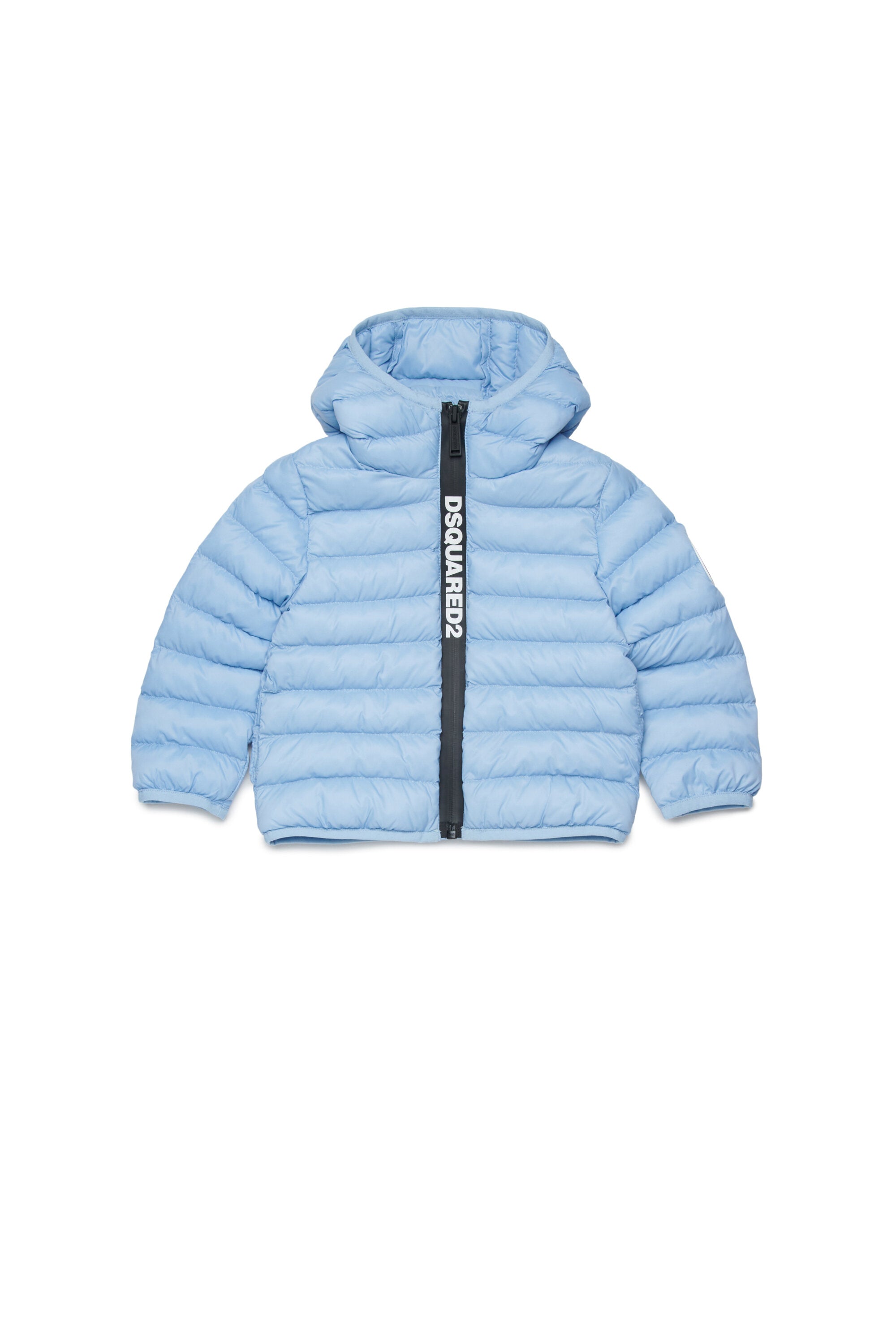 Chaqueta acolchada con logo estampado