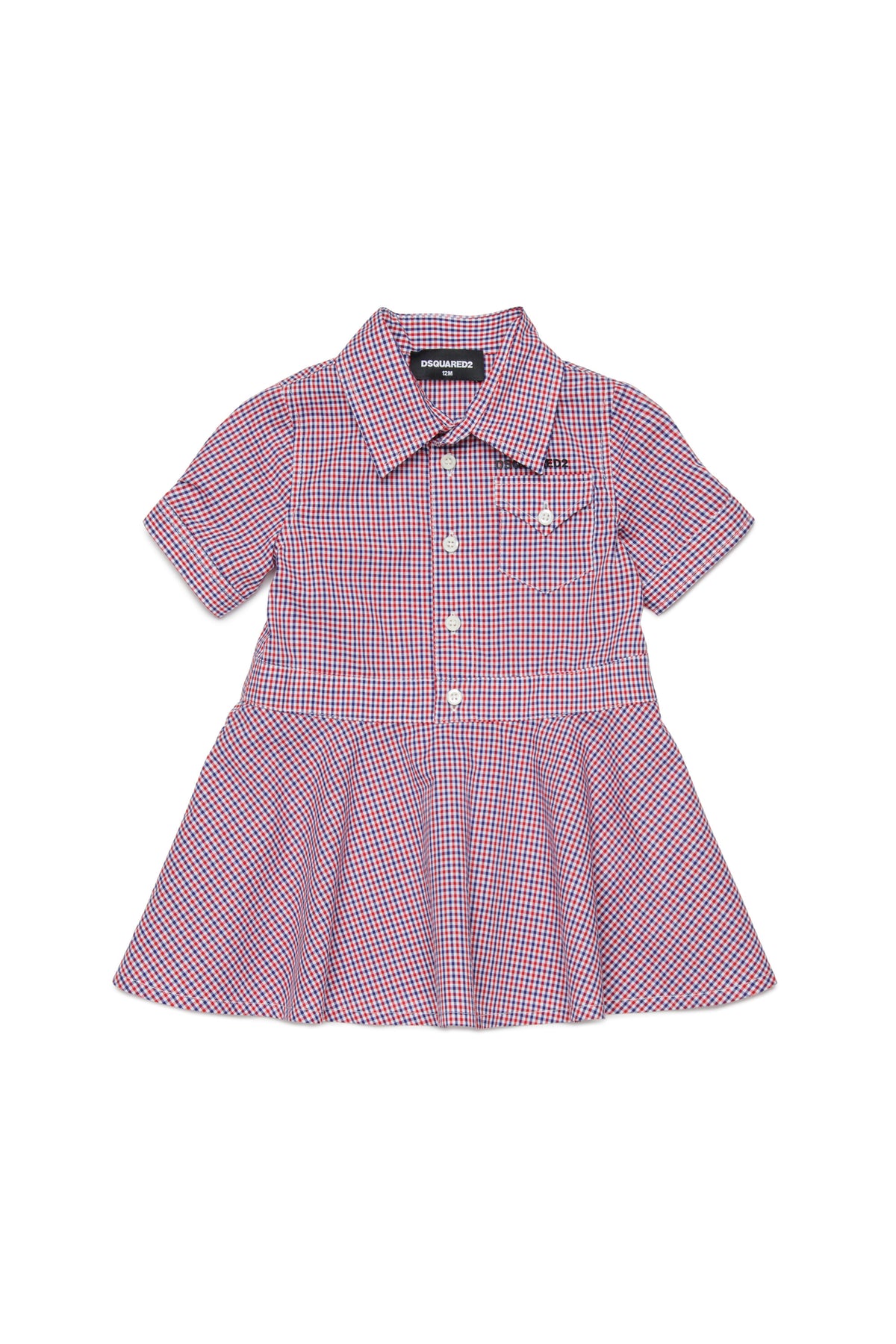 Vestido camisero con logo