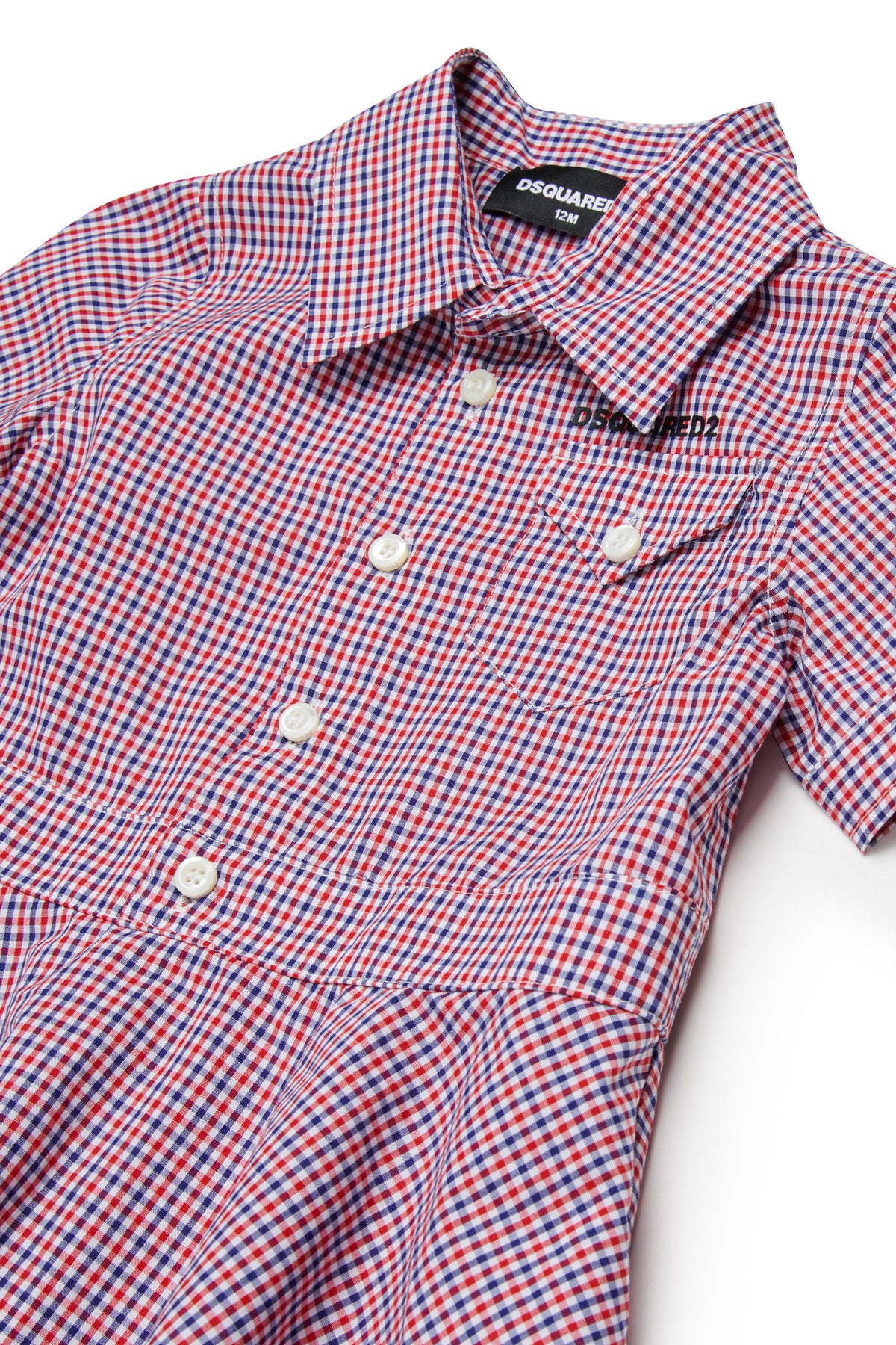 Vestido camisero con logo