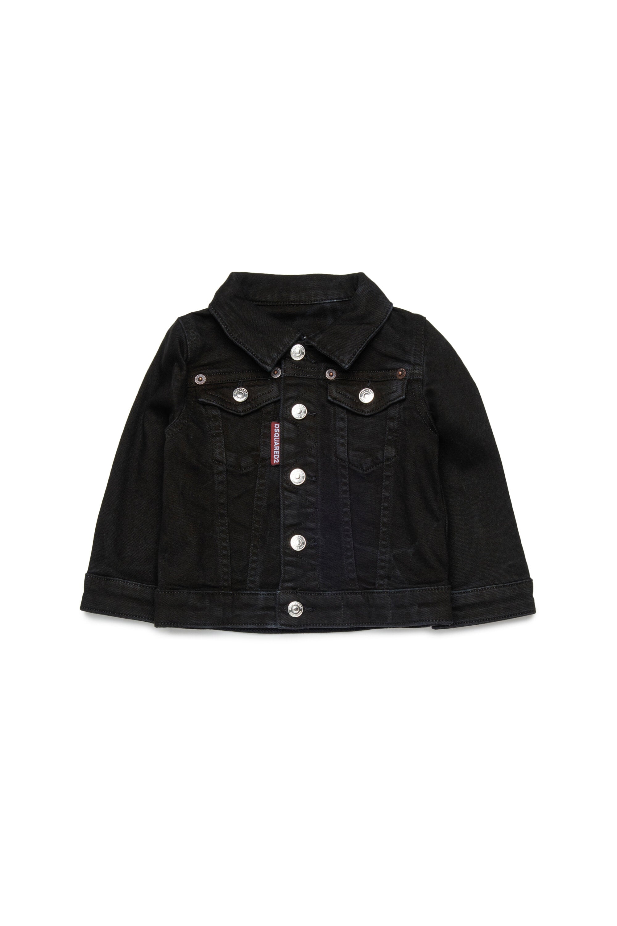 Veste en denim avec logo imprimé