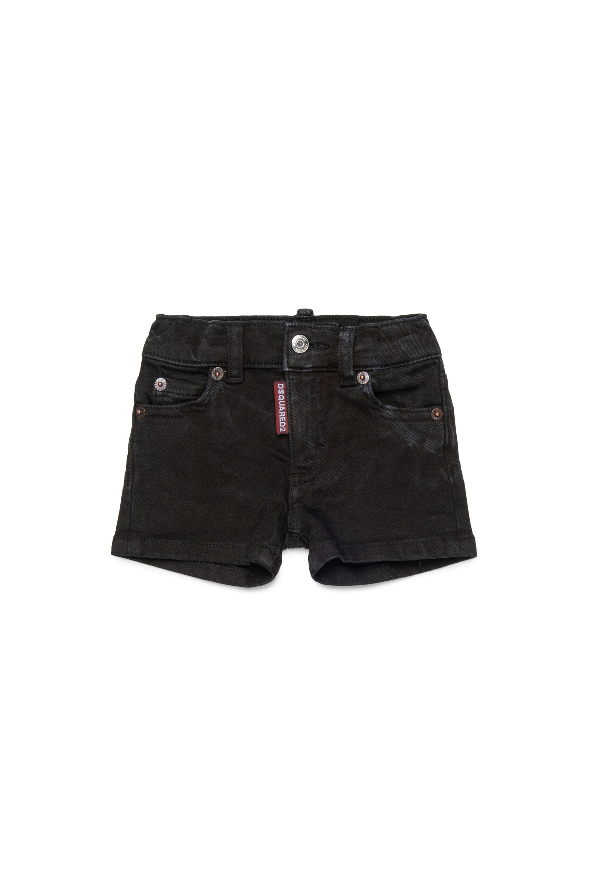 Short en denim avec logo