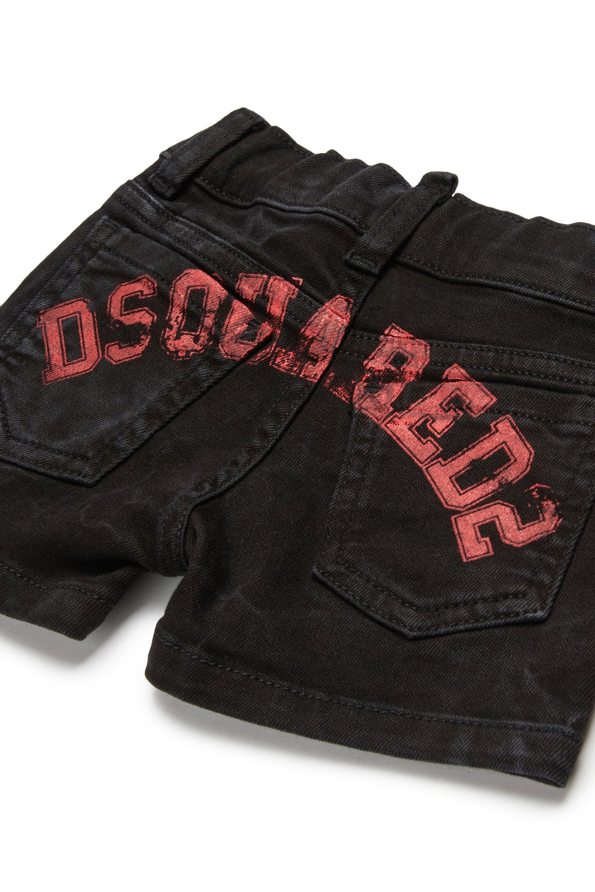 Shorts vaqueros con logo