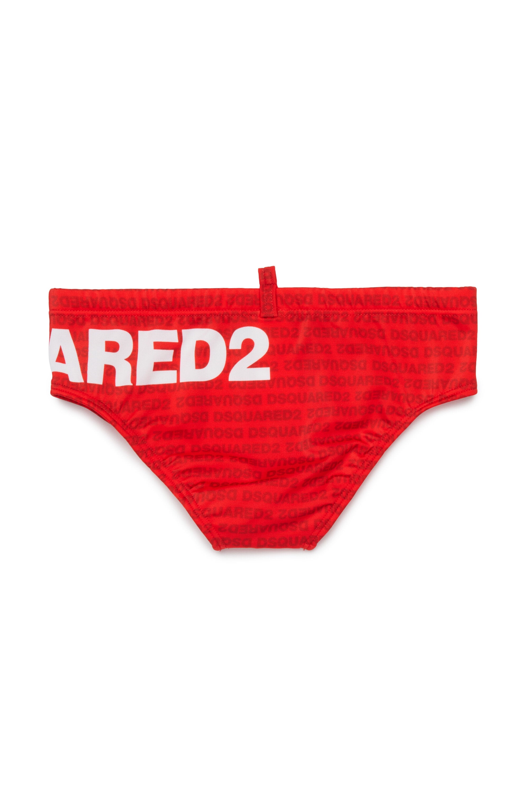 Bañador slip con logo por todas partes