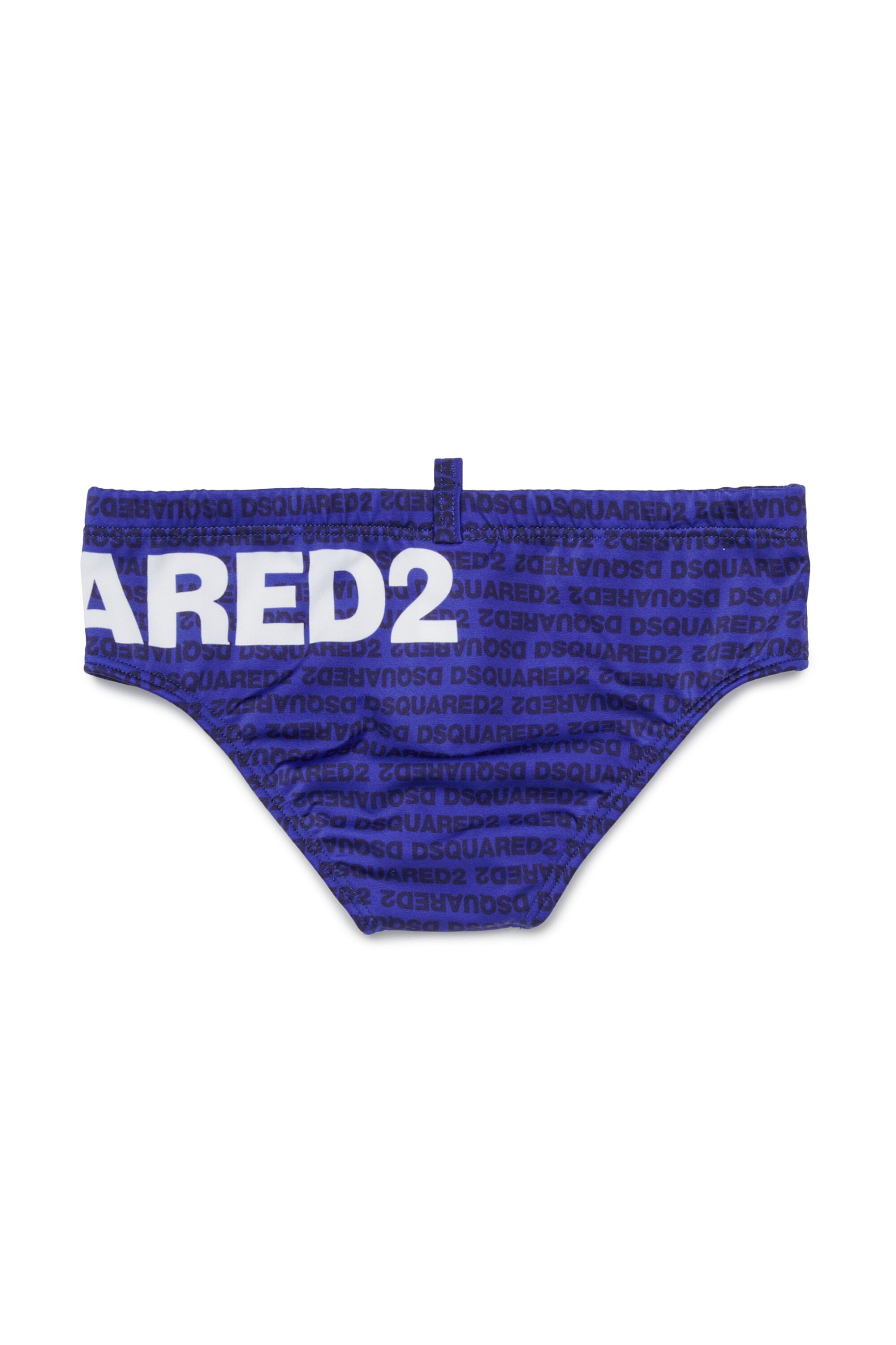 Bañador slip con logo por todas partes