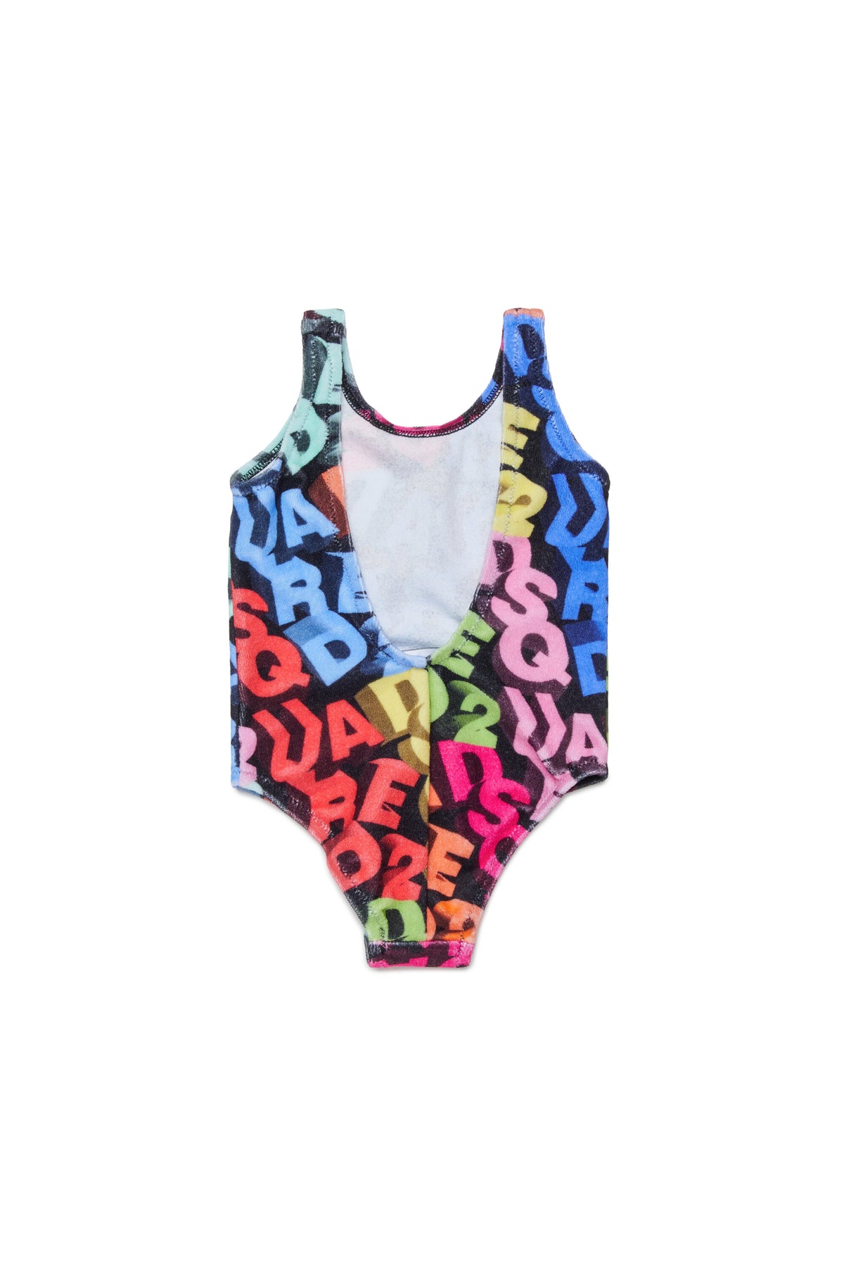 Maillot de bain une pièce avec logo 3D allover