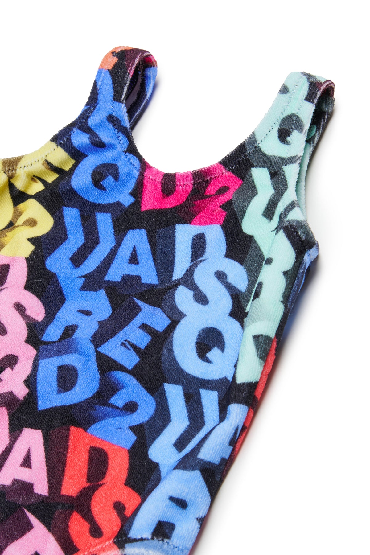 Maillot de bain une pièce avec logo 3D allover