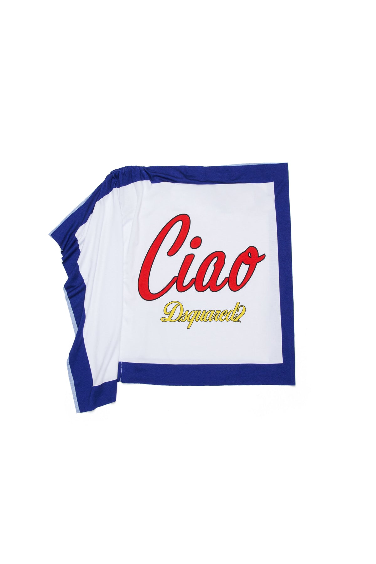T-shirt asymétrique à logo