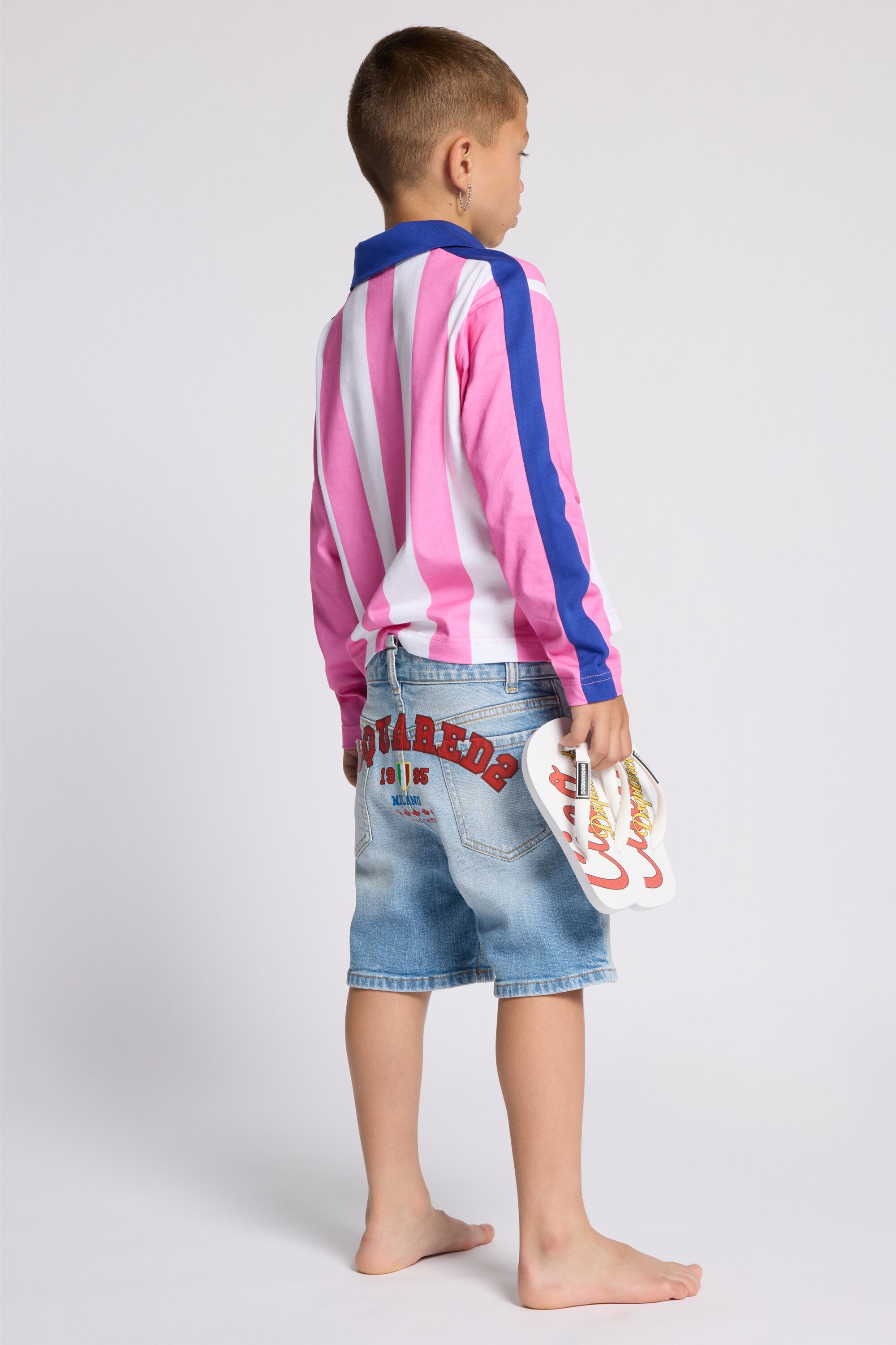 Short en denim bleu clair
