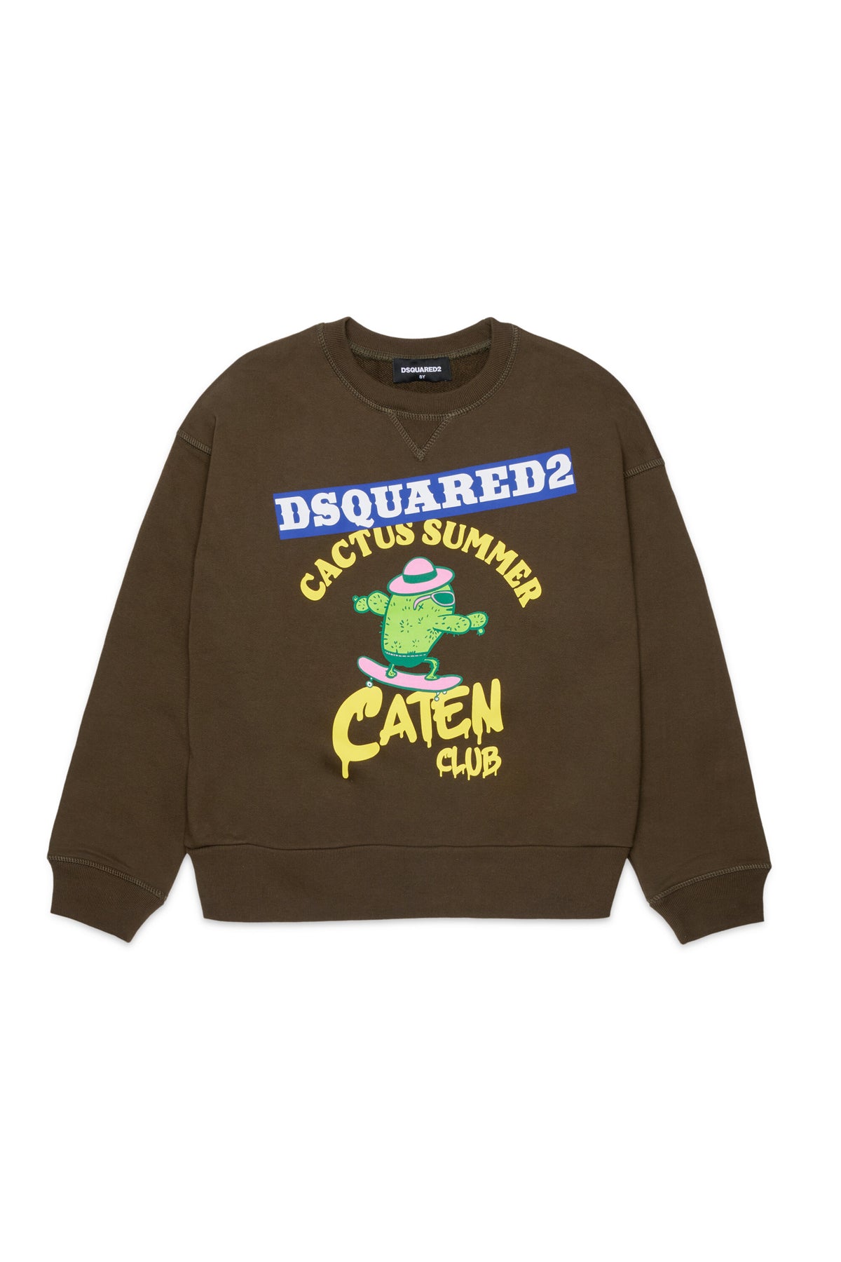 Sudadera de cuello redondo con logo estampado