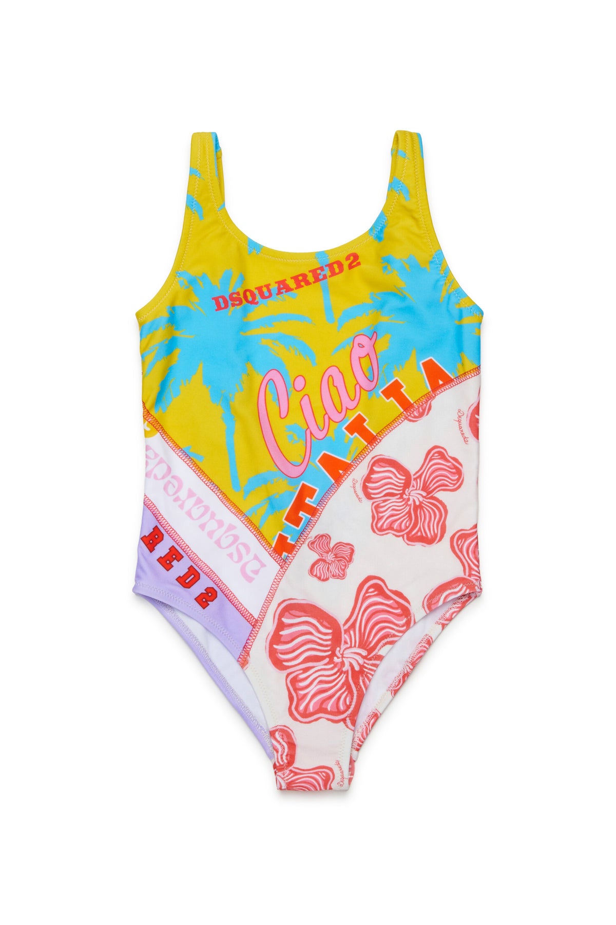 Maillot une pièce avec logo