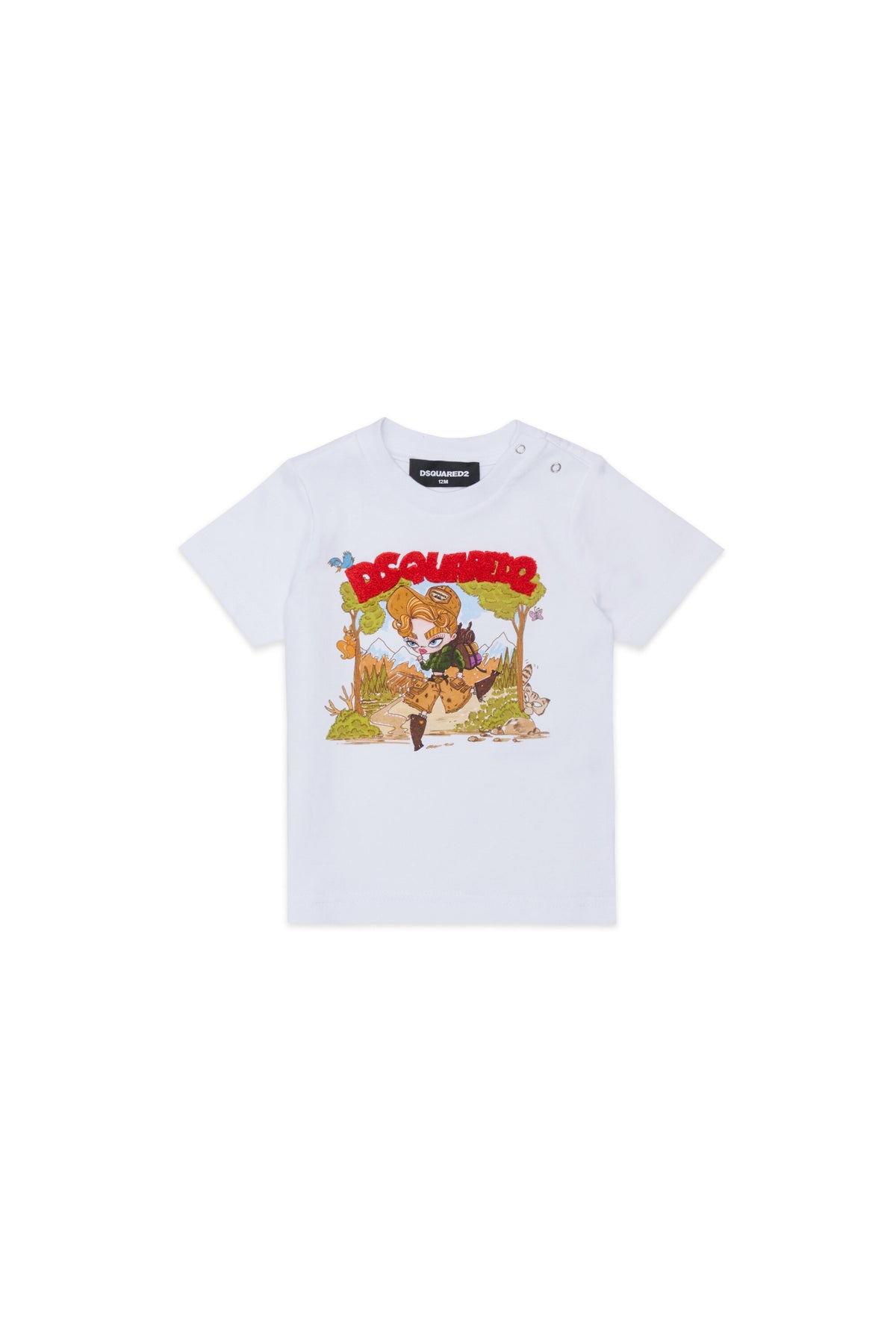 T-shirt with logo and front print