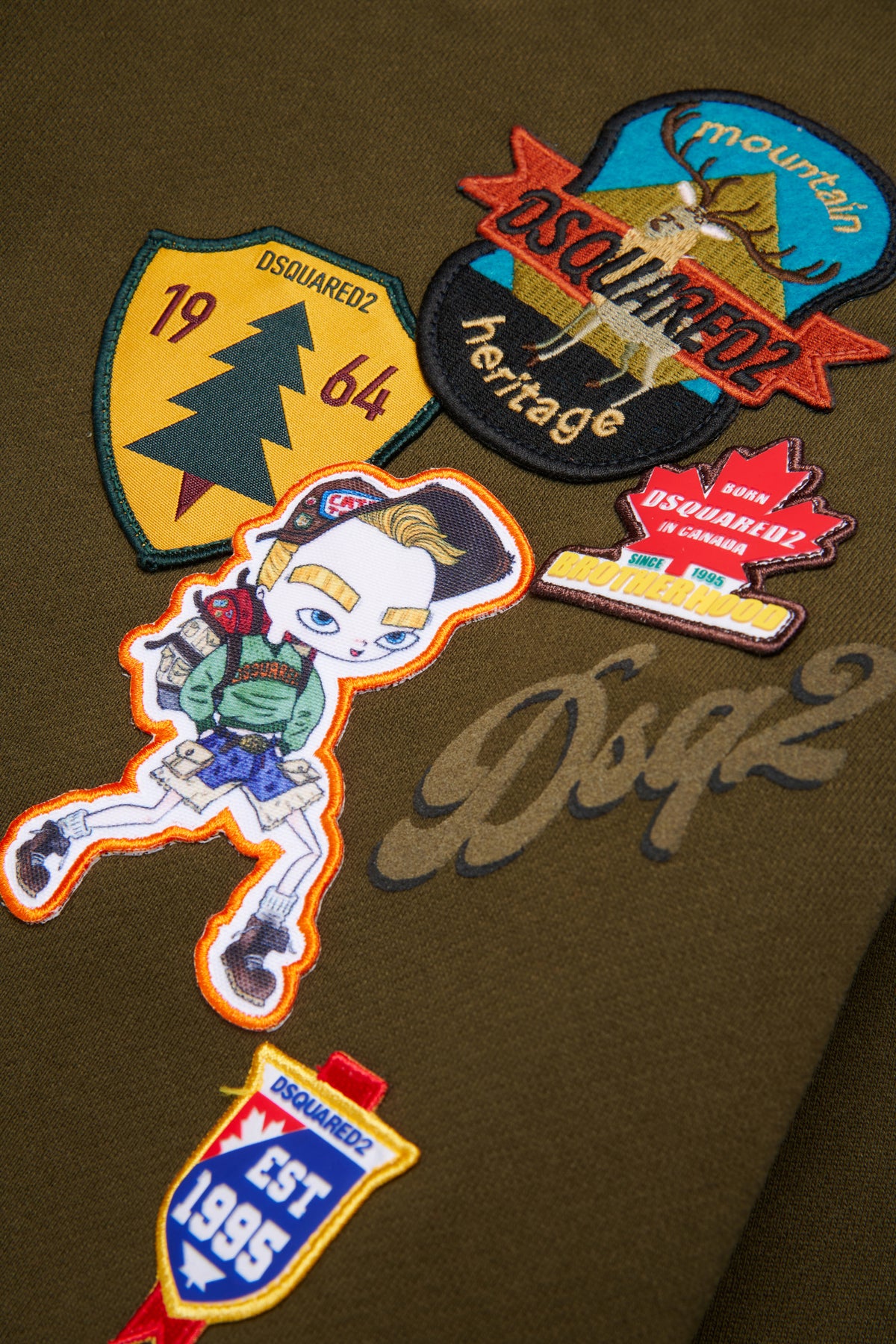 Sudadera de cuello redondo con logo