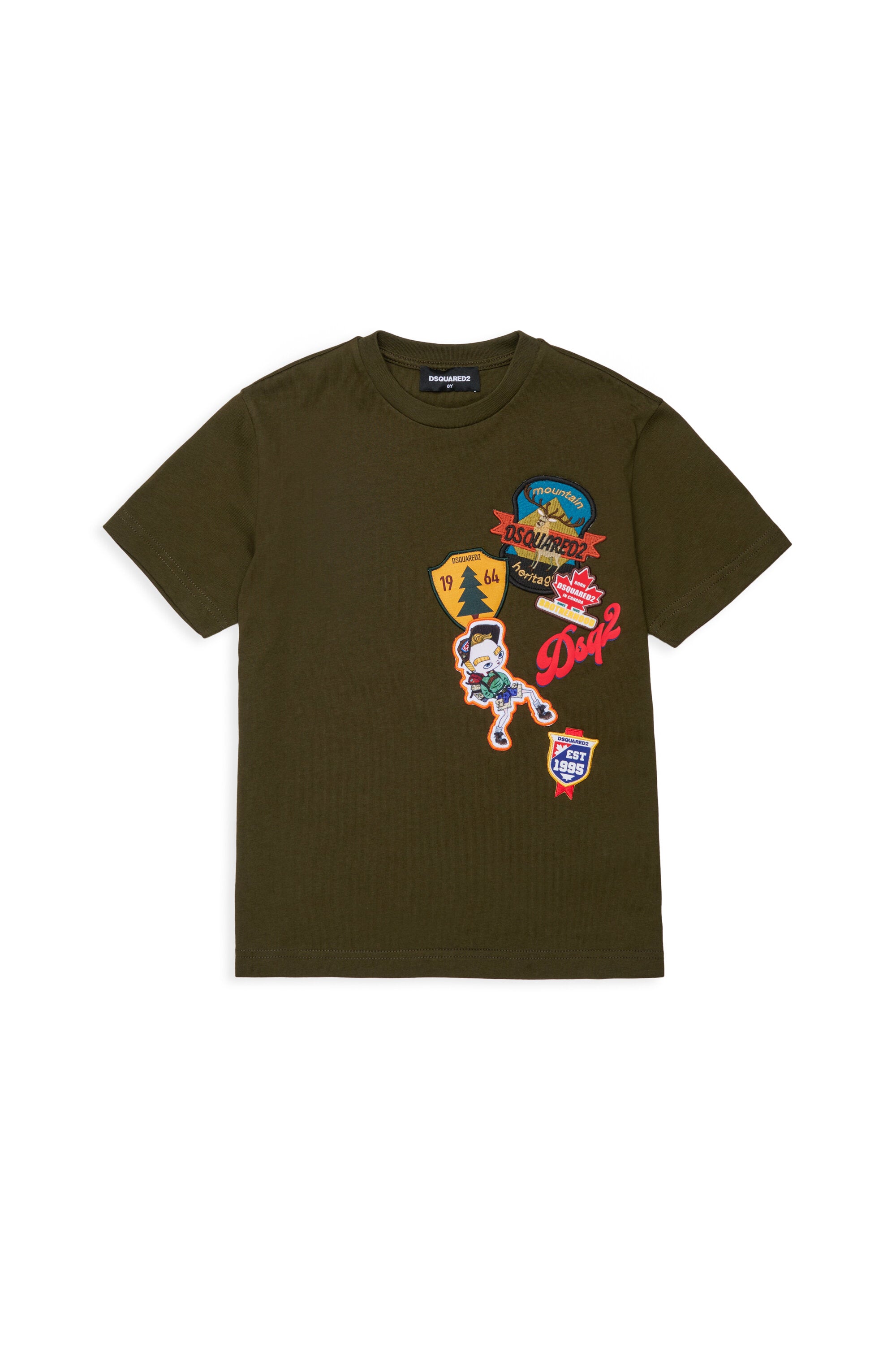 T-shirt avec logo et patch appliqués