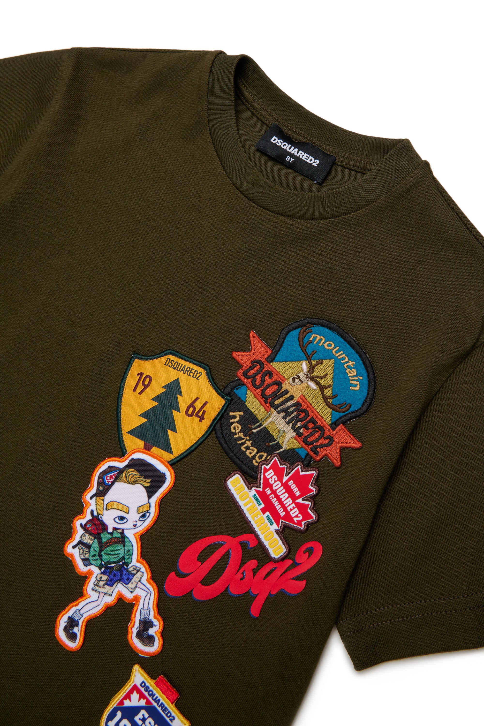 T-shirt avec logo et patch appliqués