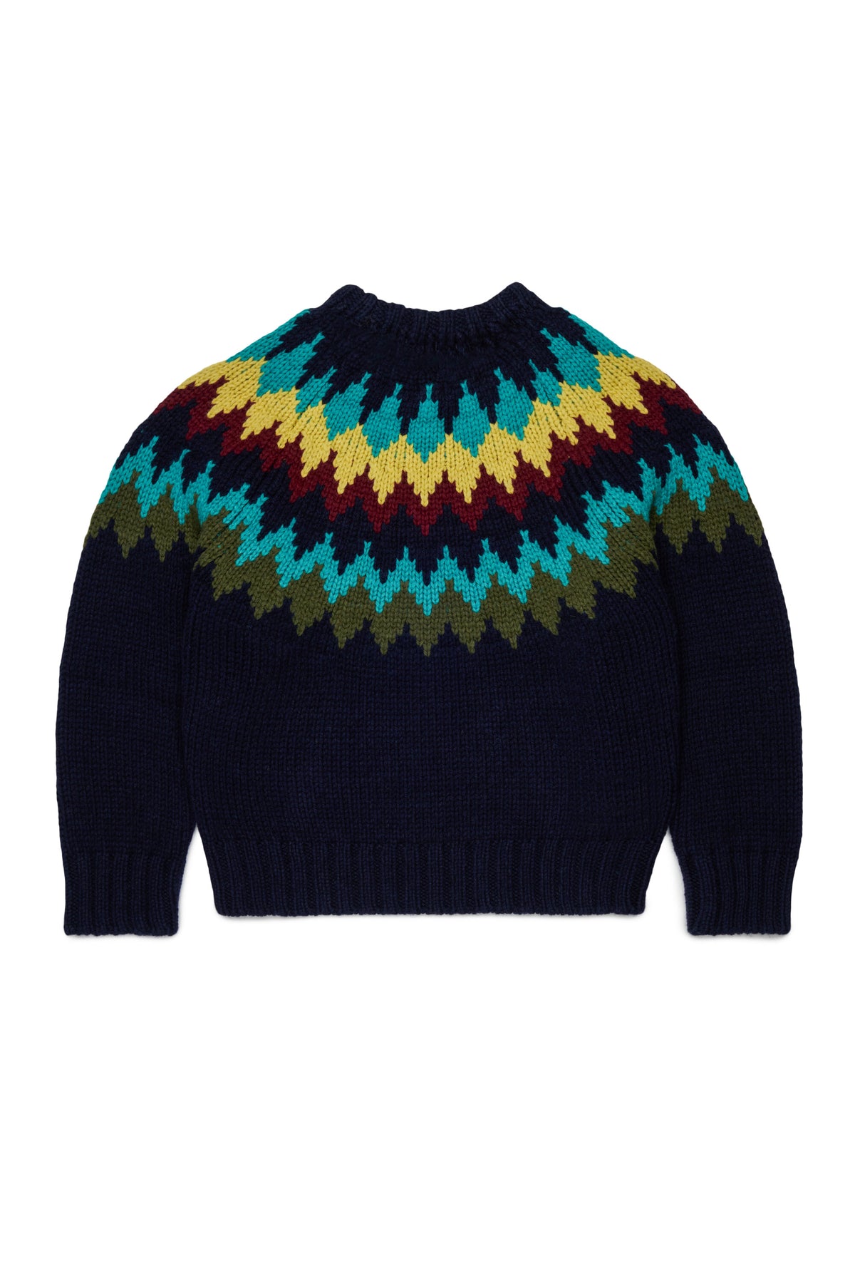 Crew-neck pullover with logo