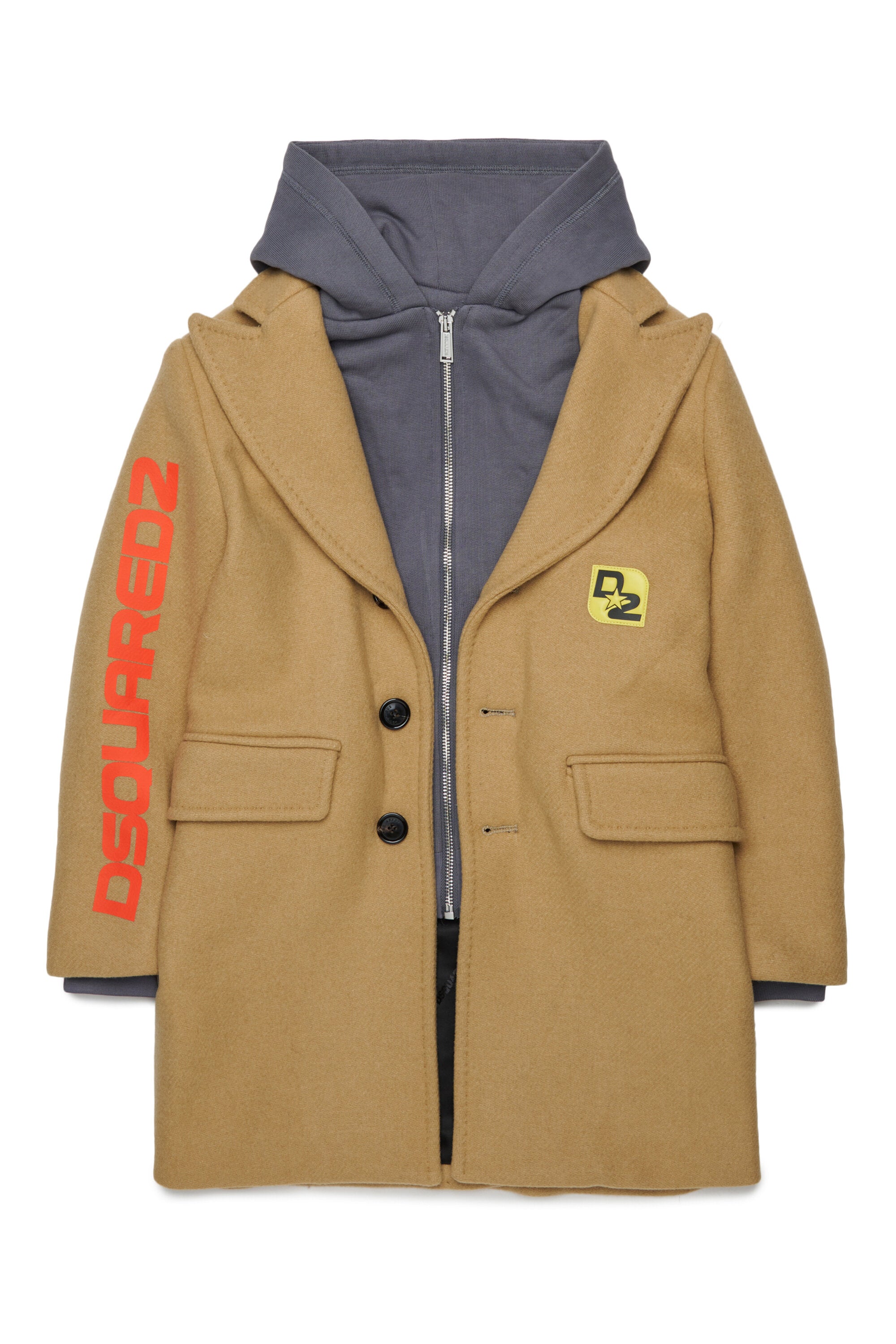 Manteau avec logo imprimé