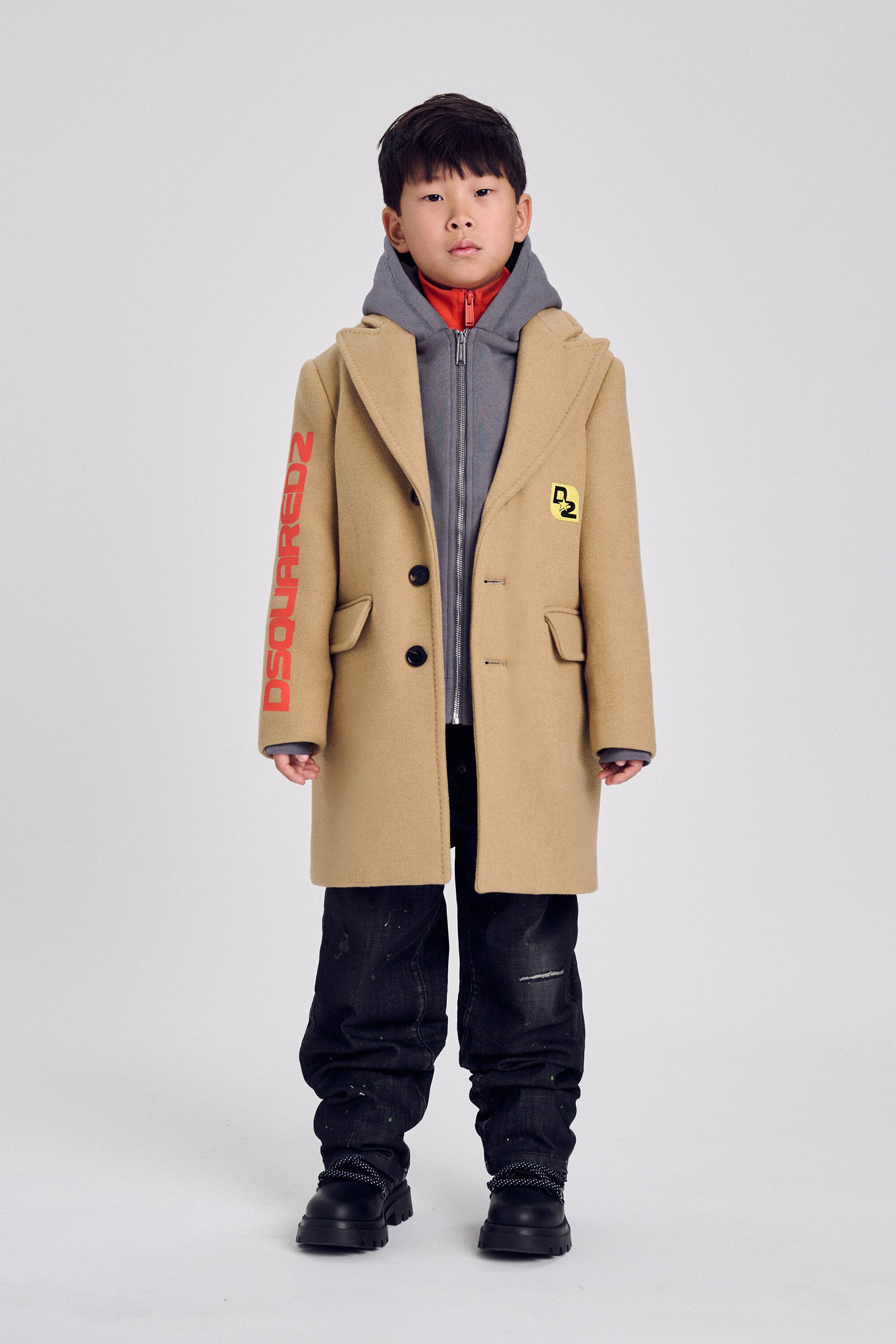 Manteau avec logo imprimé