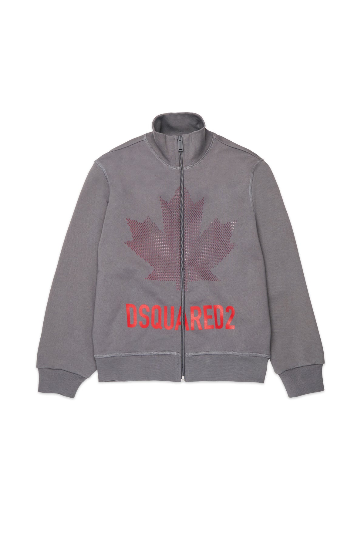 Sweat-shirt zippé intégral avec logo