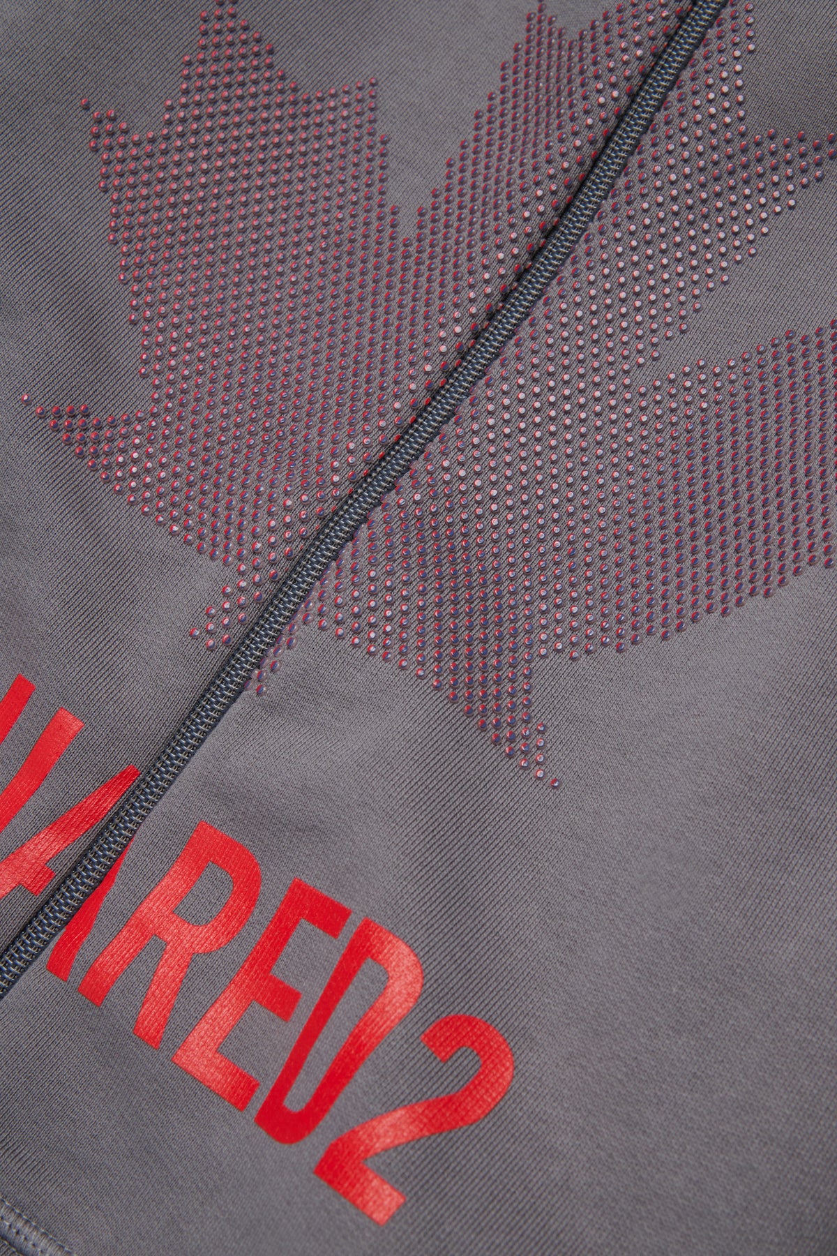 Sudadera con cremallera completa y logo