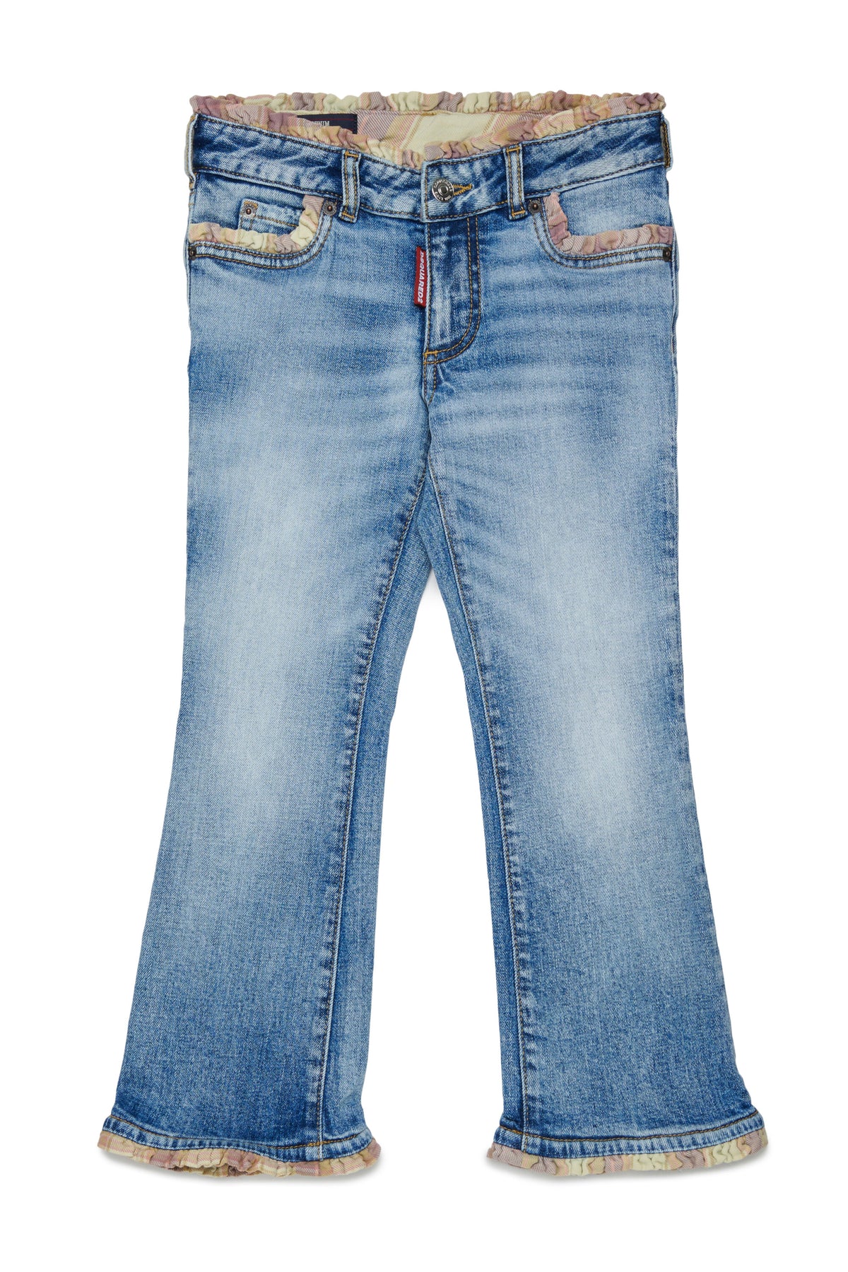 Jeans corte bootcut lavado azul claro - Bell Bottom