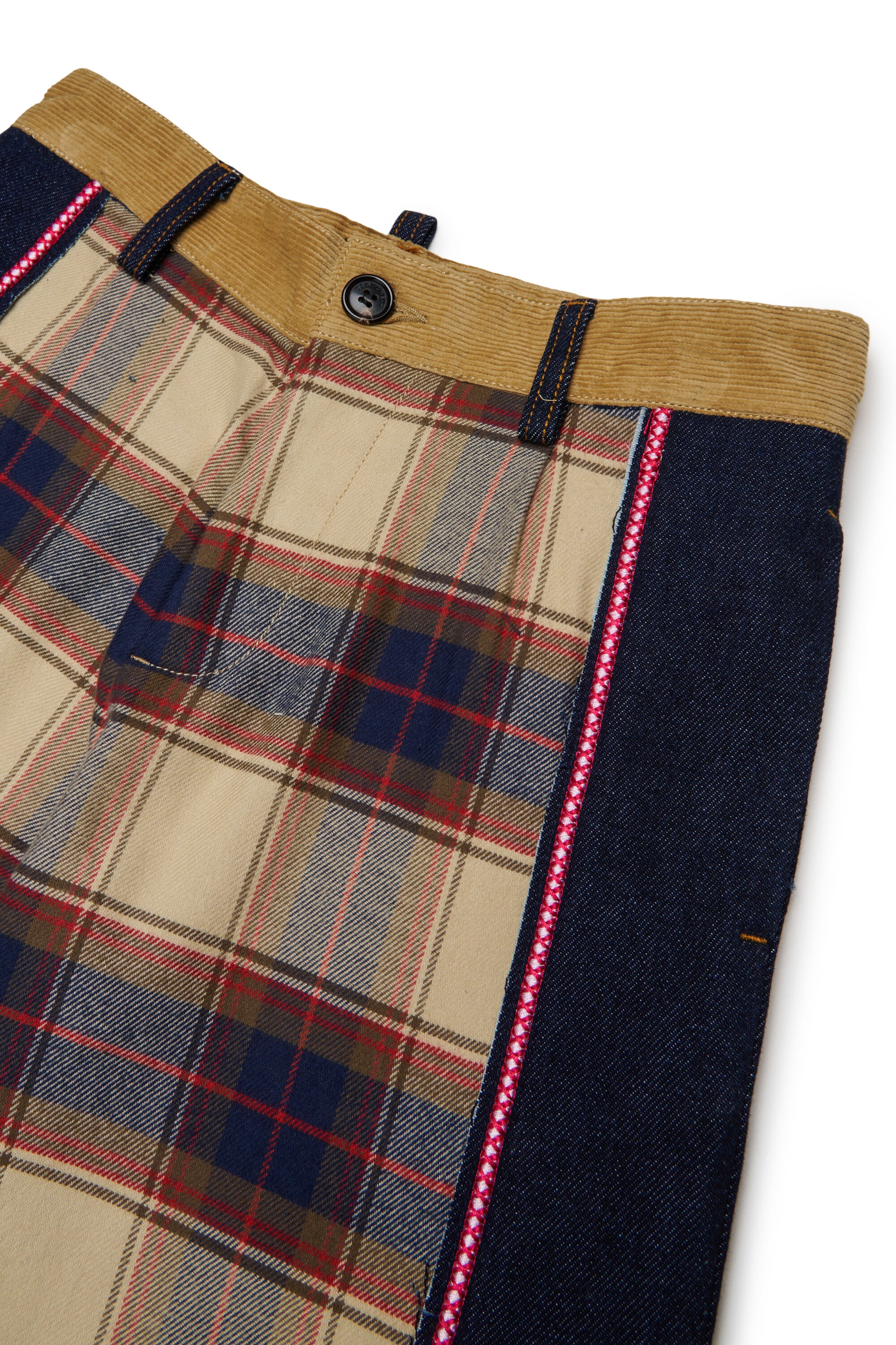 Pantalon à carreaux