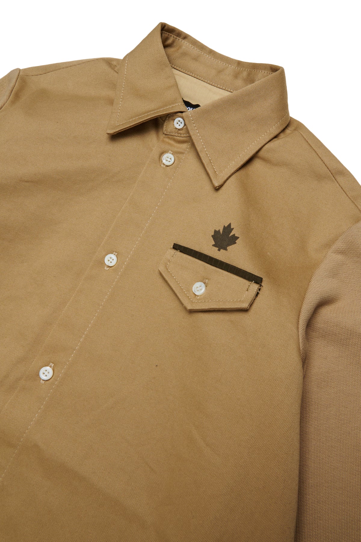 Vestido camisero con logo