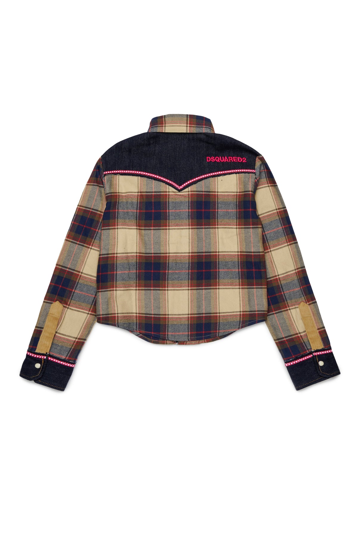 Camisa de cuadros con logo