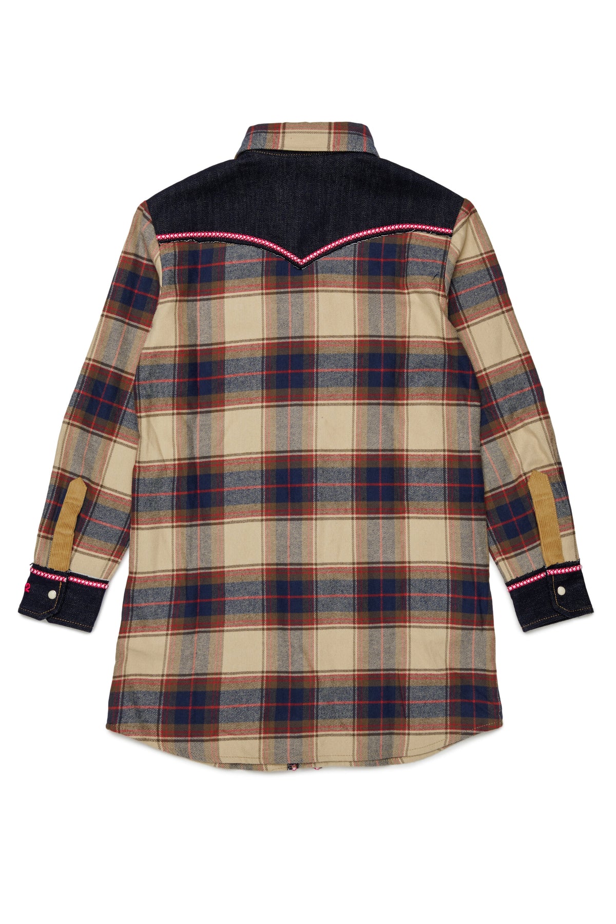 Camisa de cuadros con logo