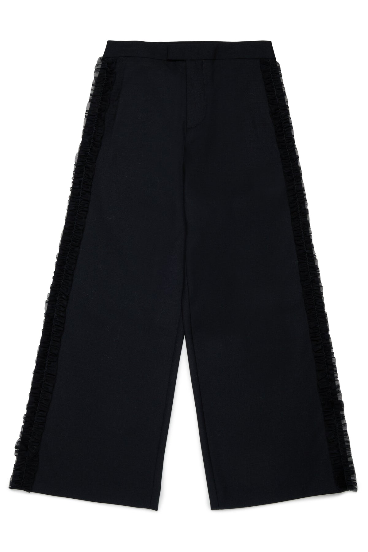 Pantalones formales con detalles plisados