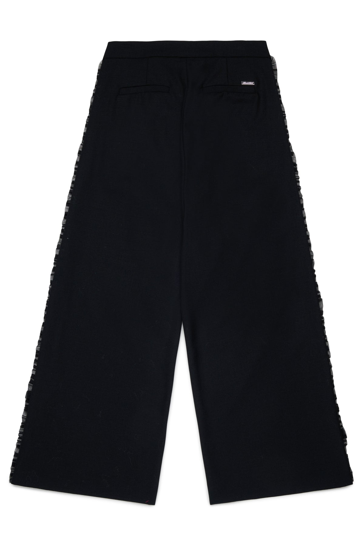 Pantalones formales con detalles plisados