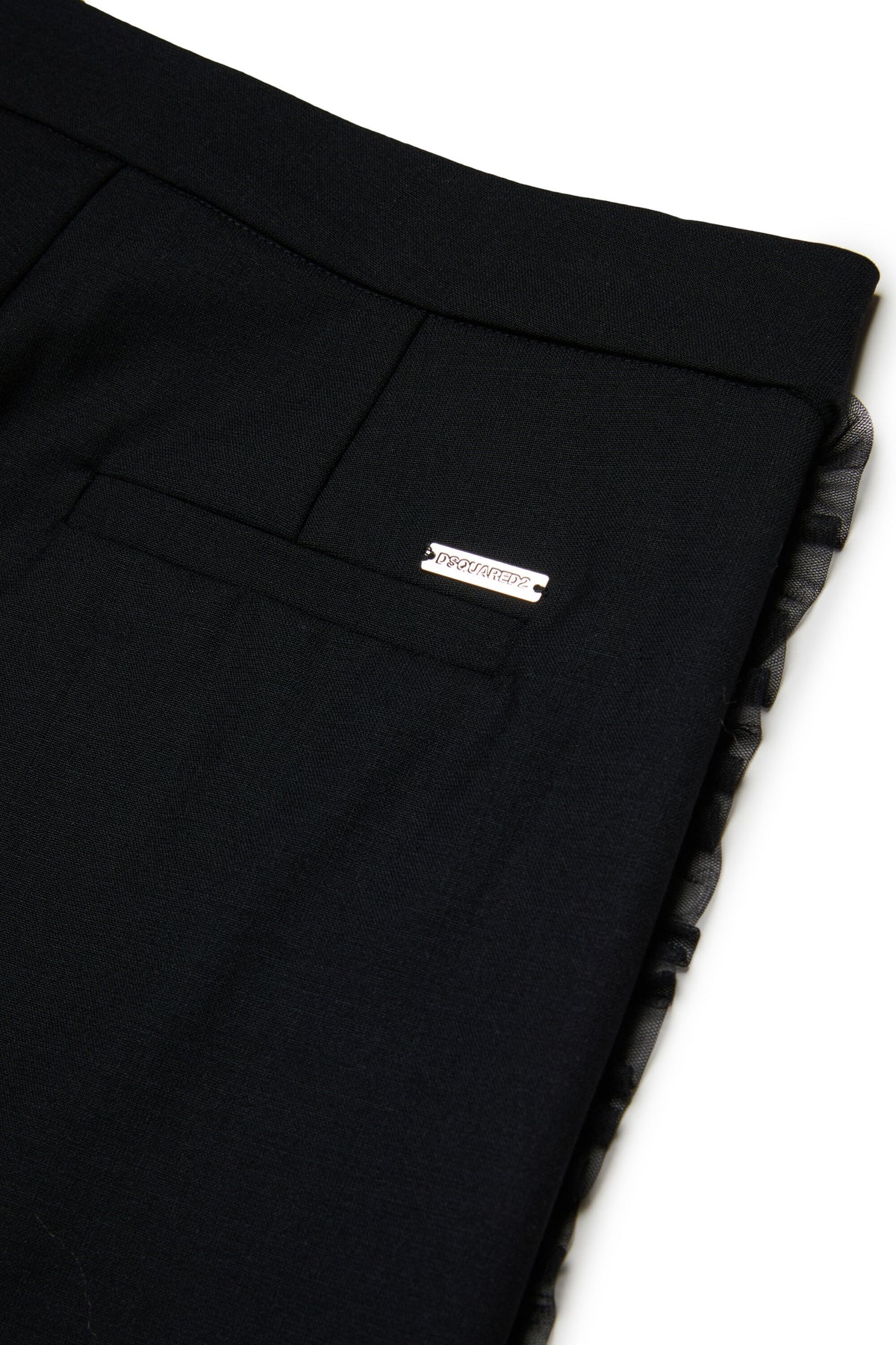 Pantalones formales con detalles plisados