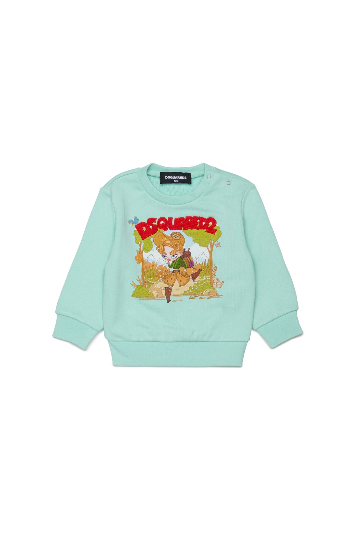 Sudadera de cuello redondo con logo