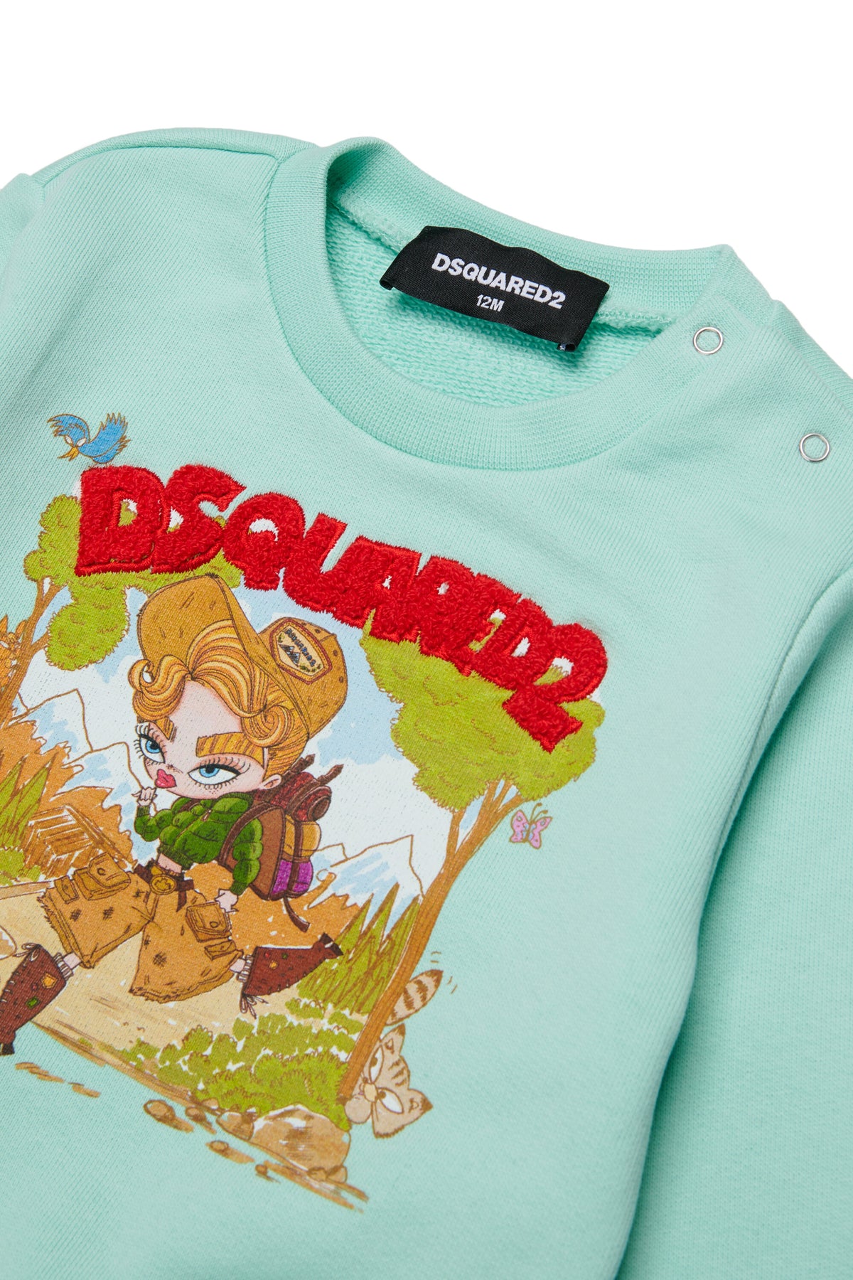 Sudadera de cuello redondo con logo
