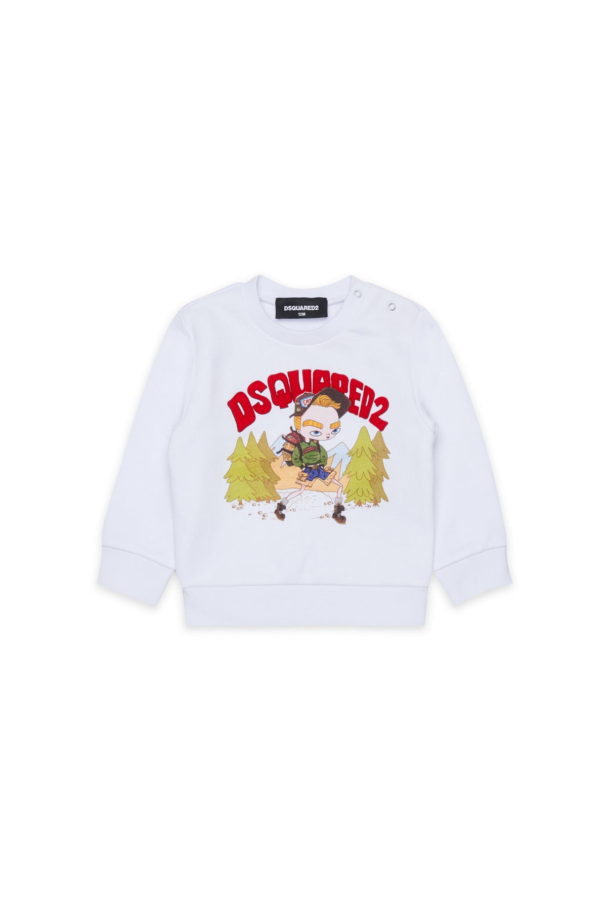 Sweat-shirt col rond avec logo
