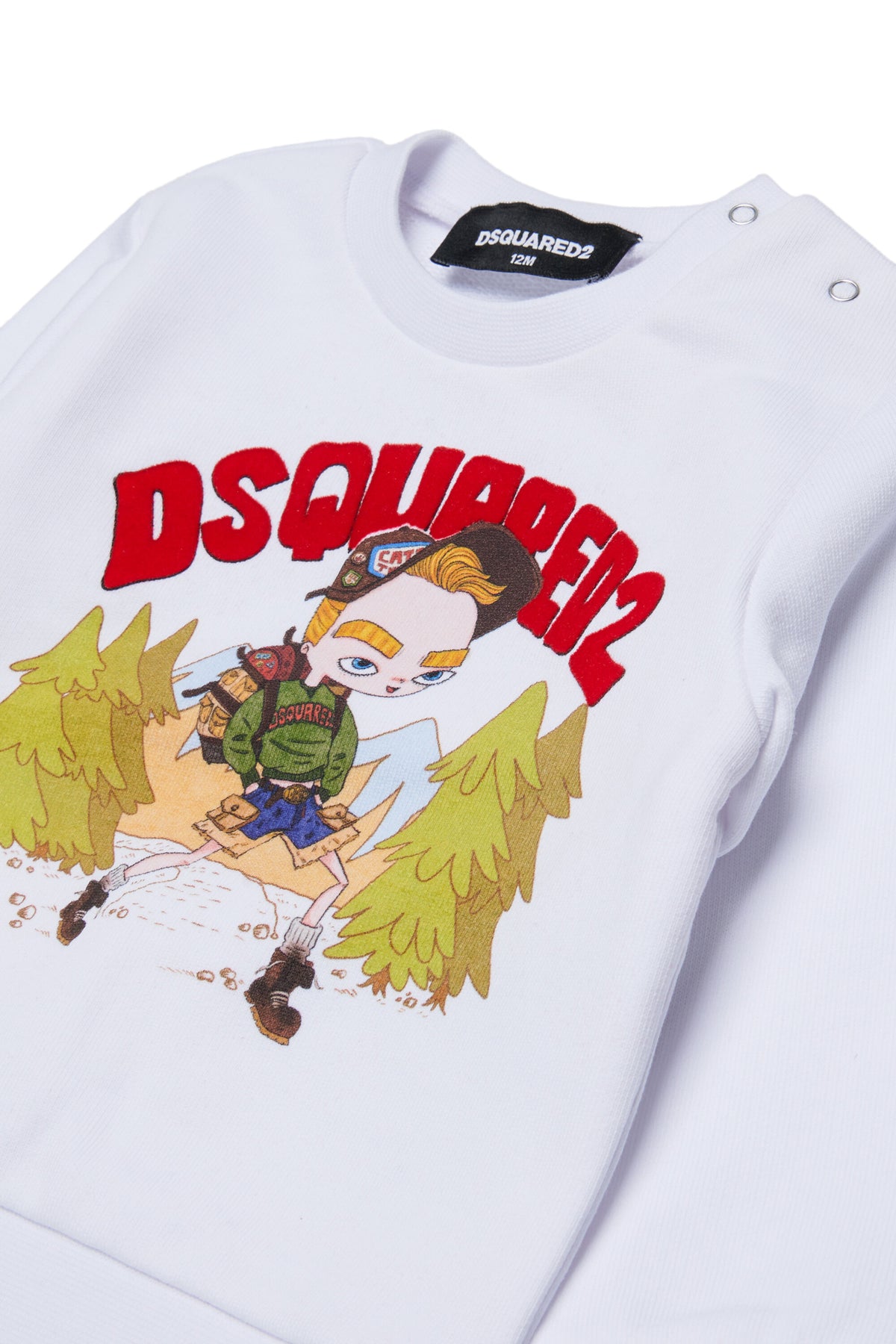 Sweat-shirt col rond avec logo