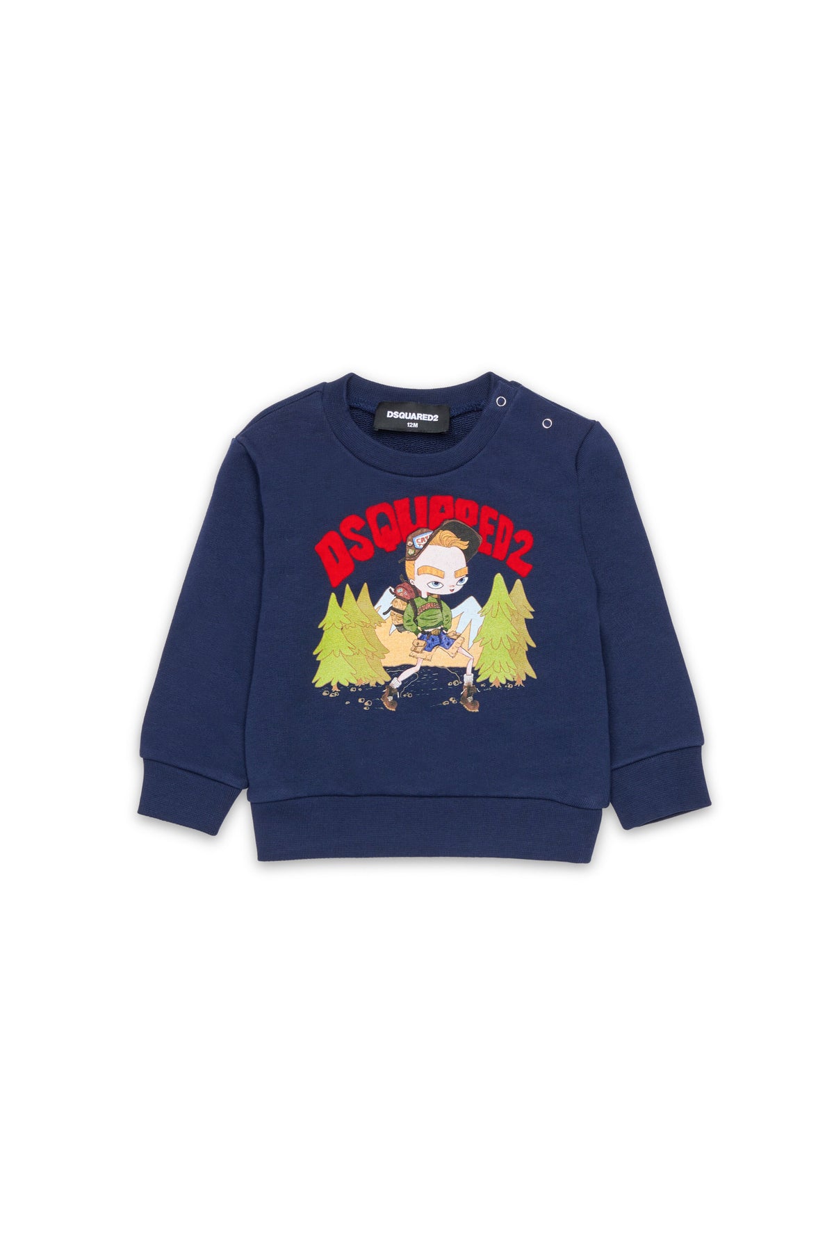 Sudadera de cuello redondo con logo